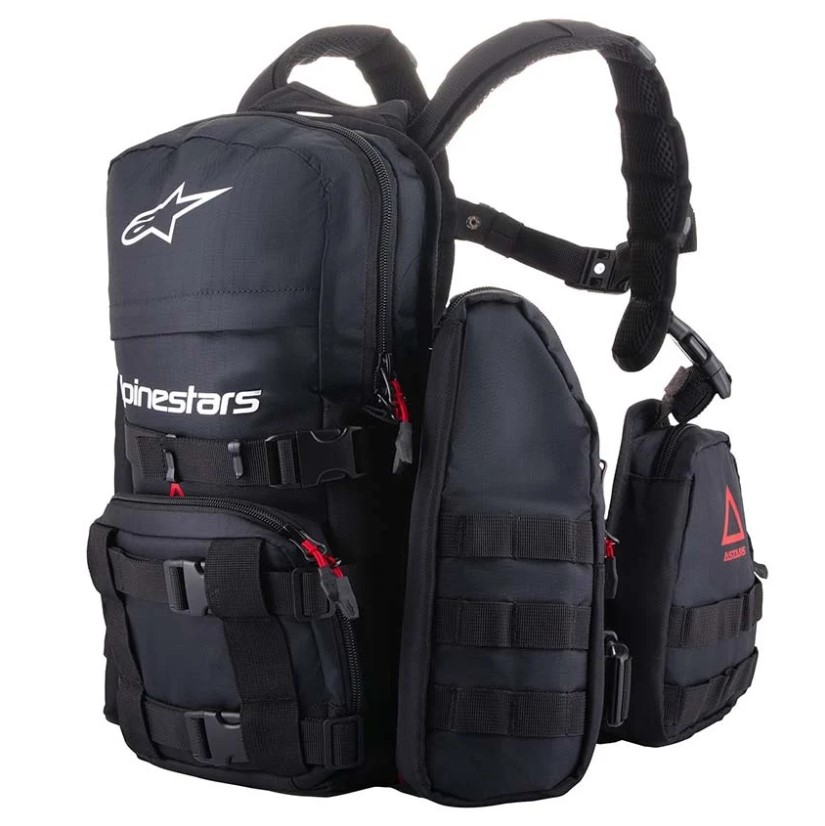 Alpinestars Techdura Tactical Pack Black White Größe