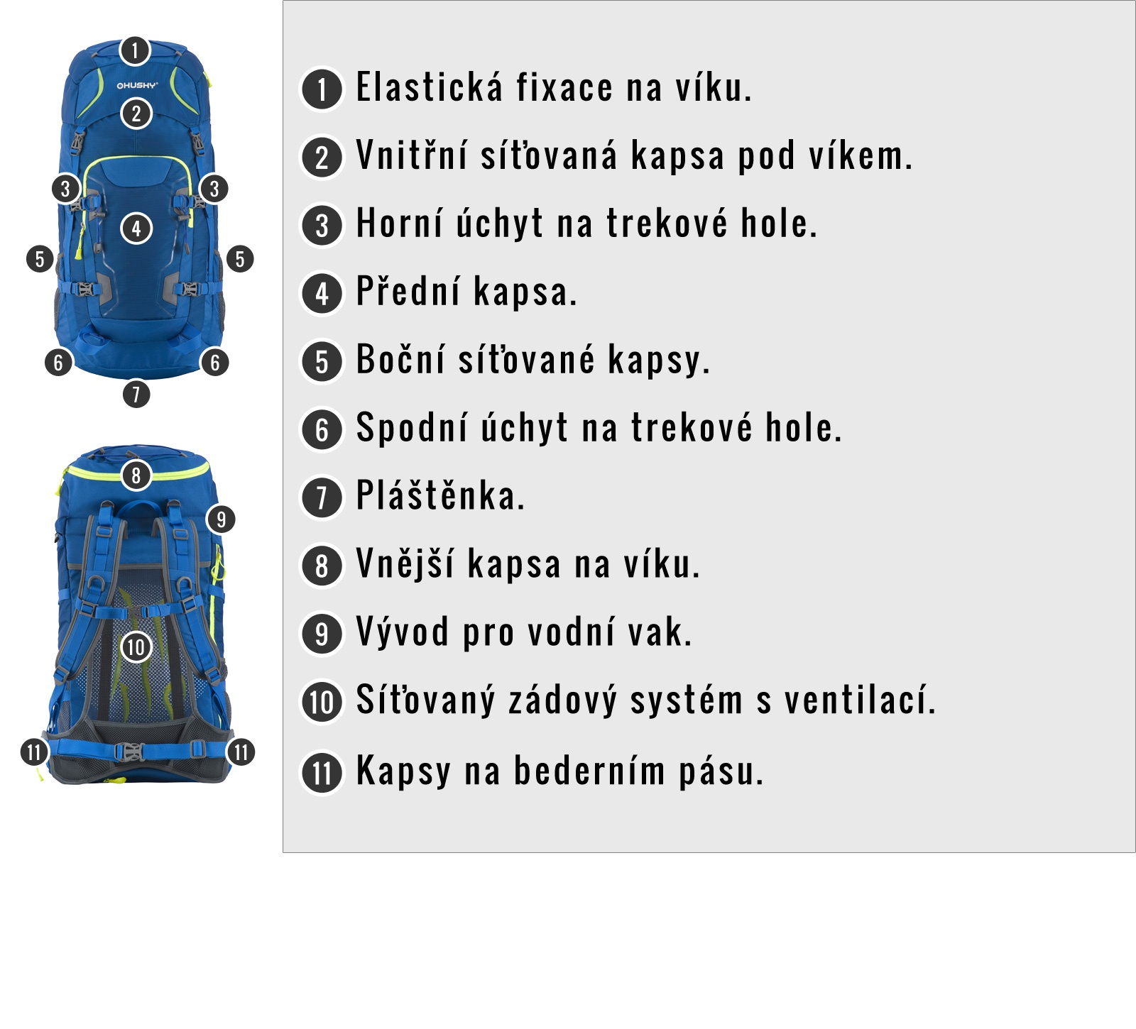 Rucksack HUSKY SLOPER