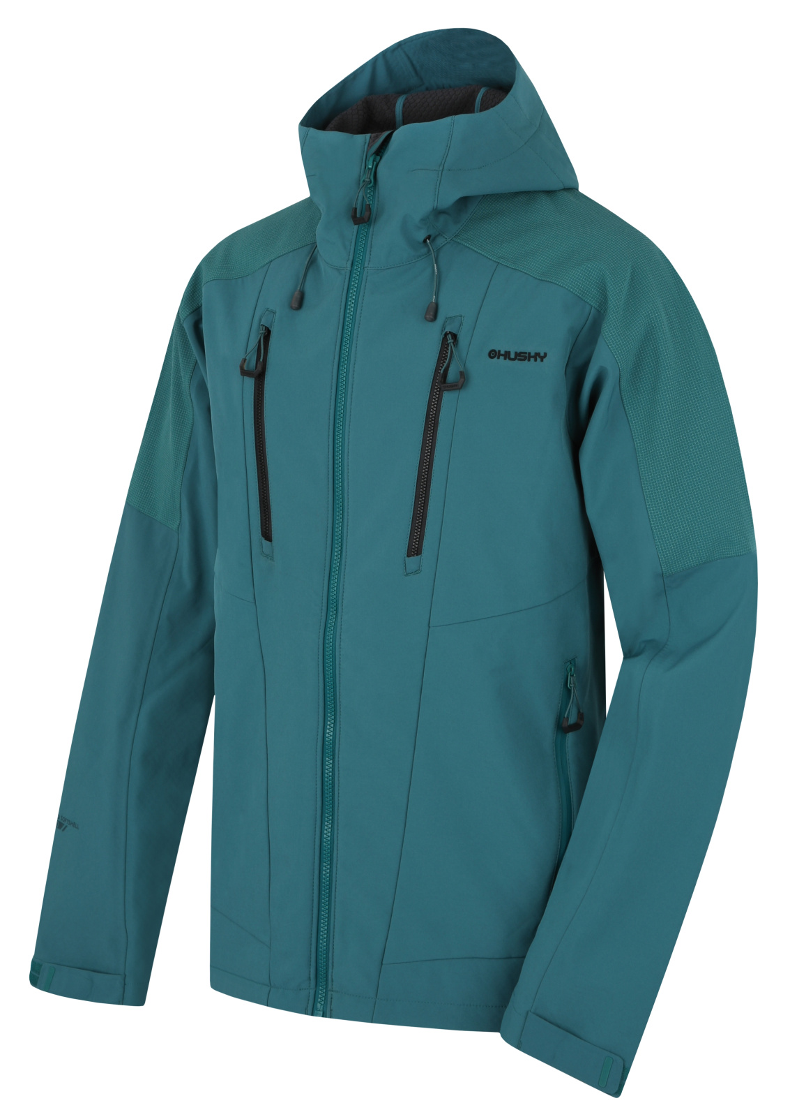 Men's softshell jacket HUSKY Sevan M dark mint