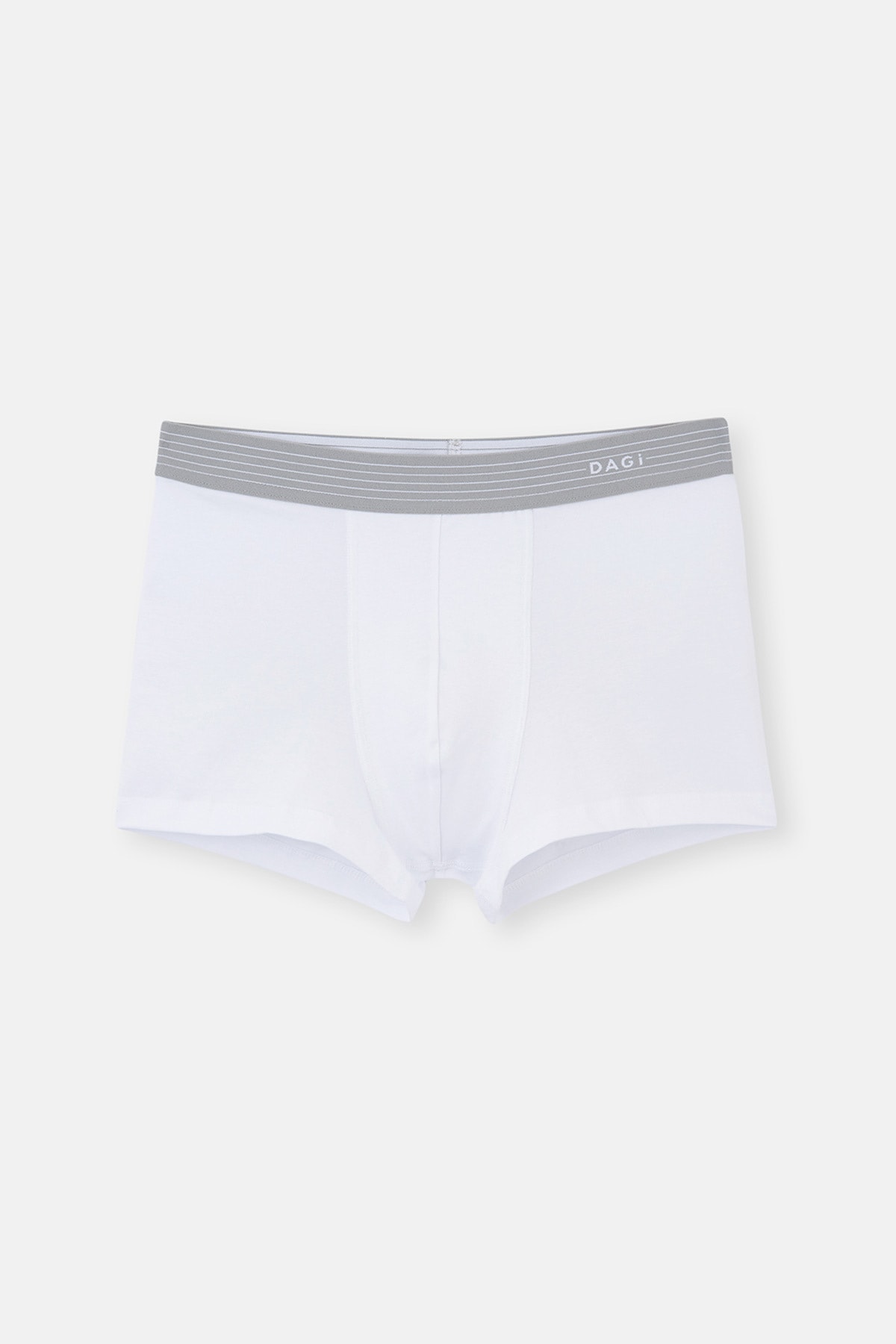Dagi White Compact Combed Cotton Boxer