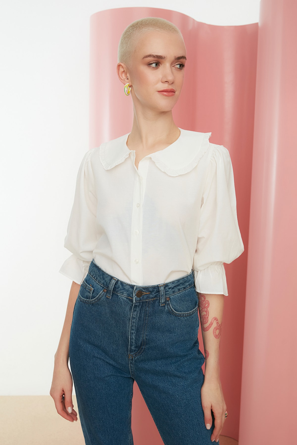 Damen Hemd Trendyol