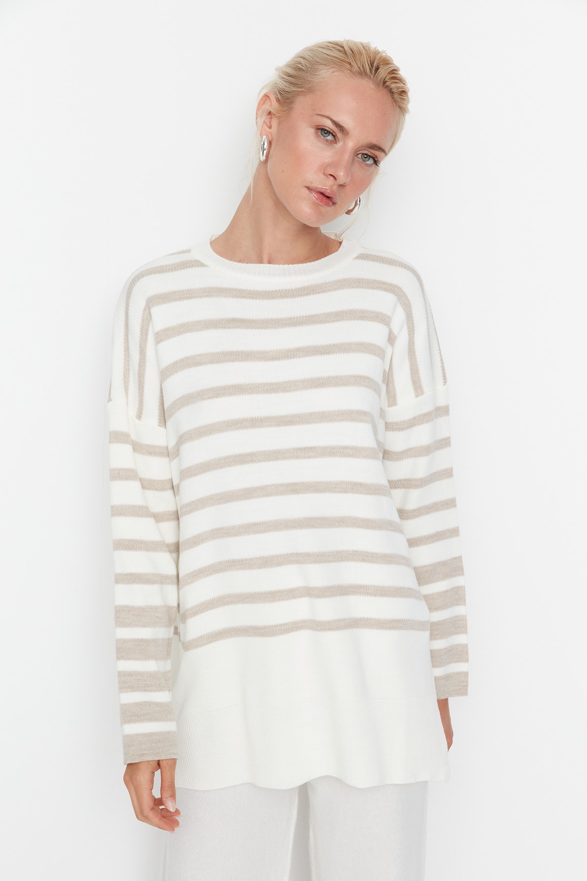 Damen Pullover Trendyol Striped