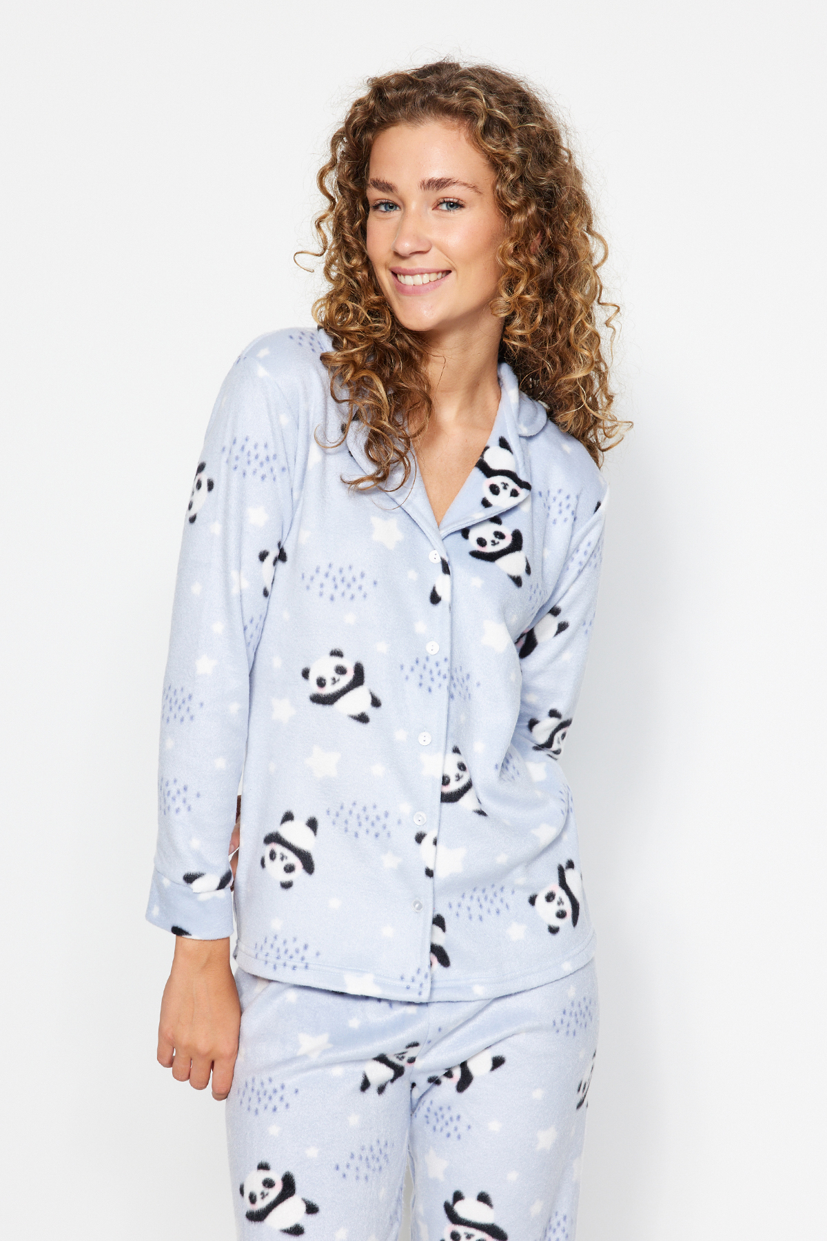 Damen Pyjama Trendyol Patterned