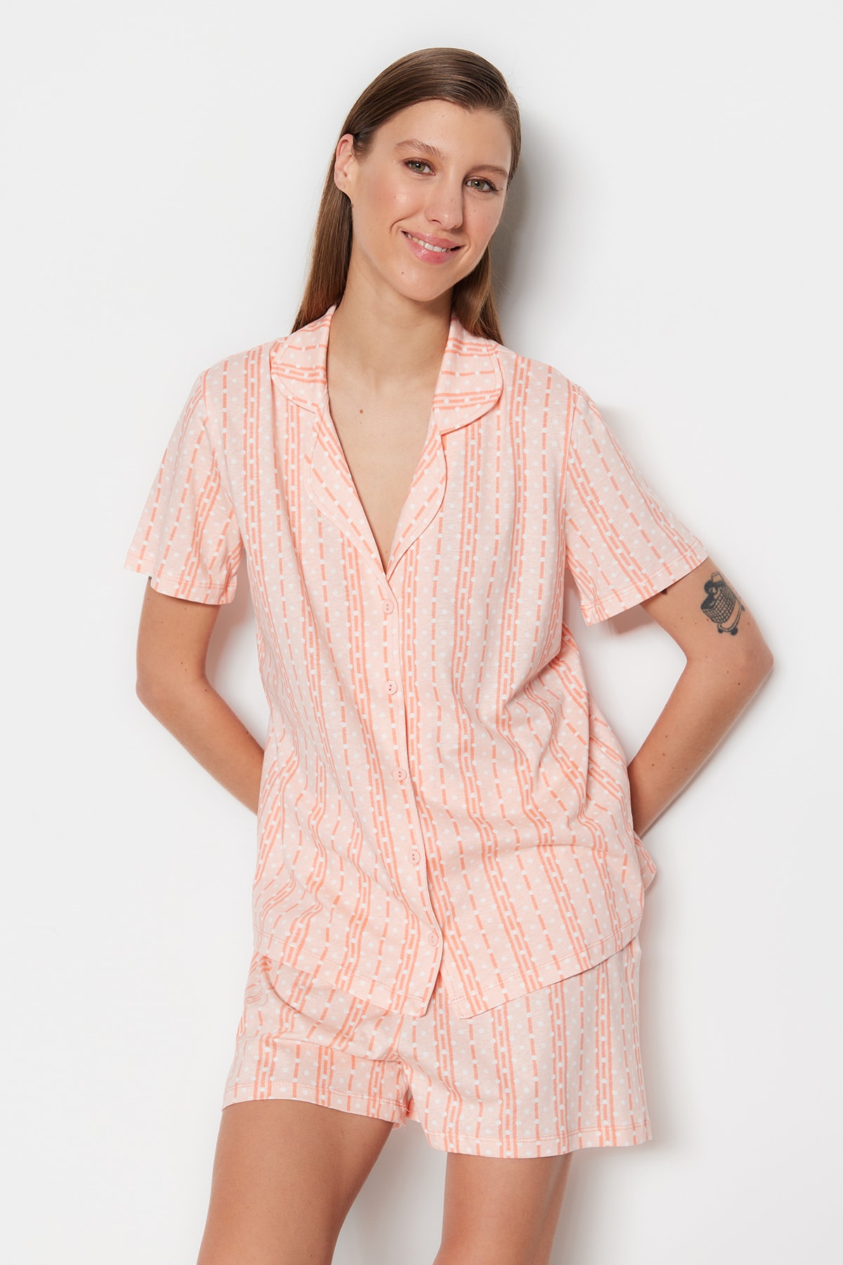 Damen Pyjama Set Trendyol
