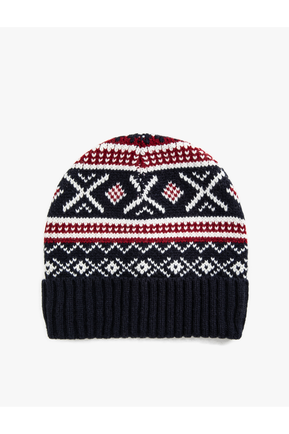 Koton Knitted Hat Patterned Ribbed