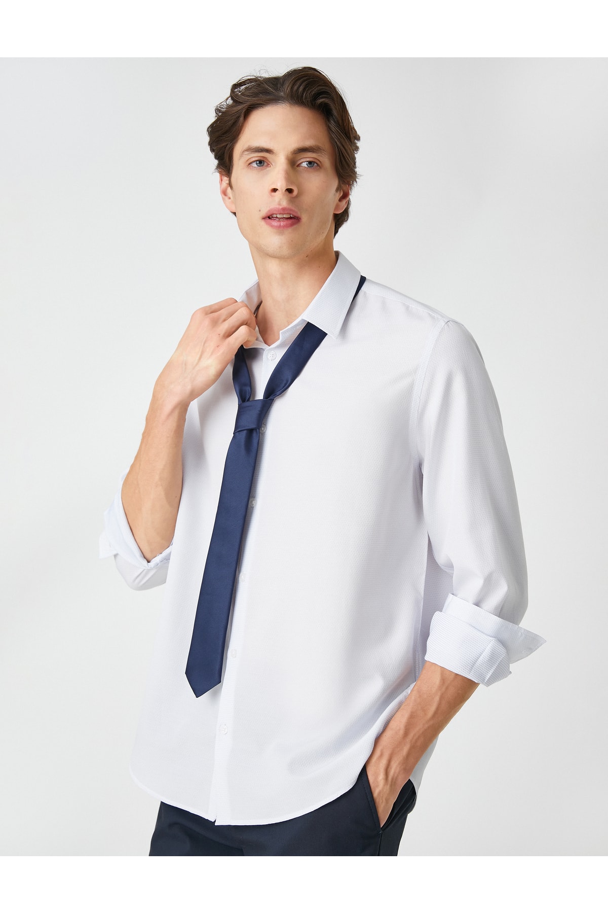 Koton Shirt - White - Regular fit