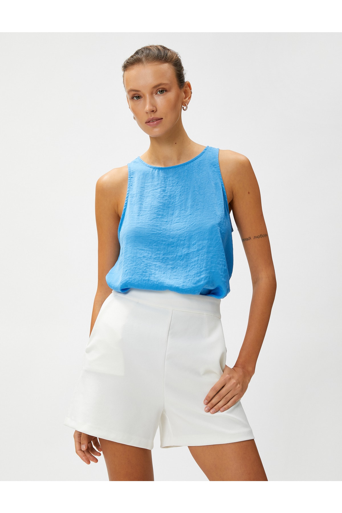 Koton Basic Undershirt Sleeveless Halter Neck
