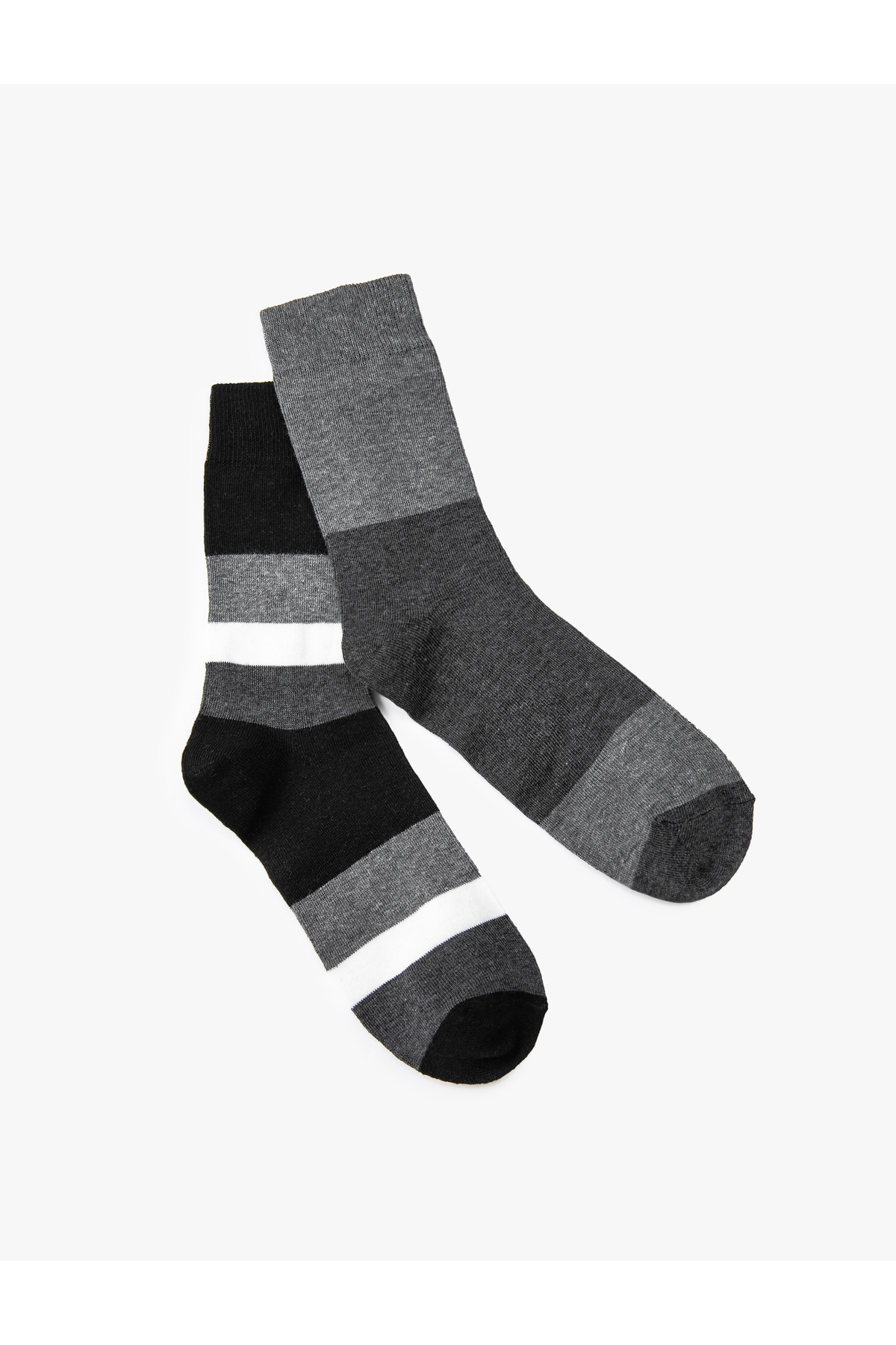 Koton Set of 2 Socks with Geometric Pattern.