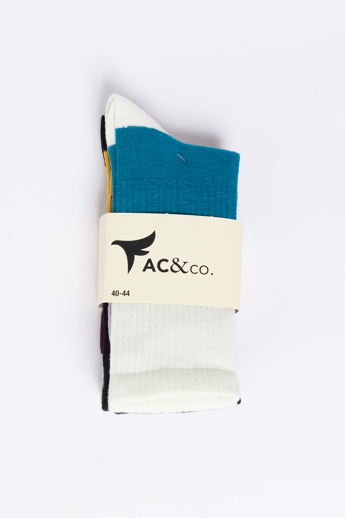 AC&Co / Altınyıldız Classics Men's Mixed Pattern 3-pack Socket Socks