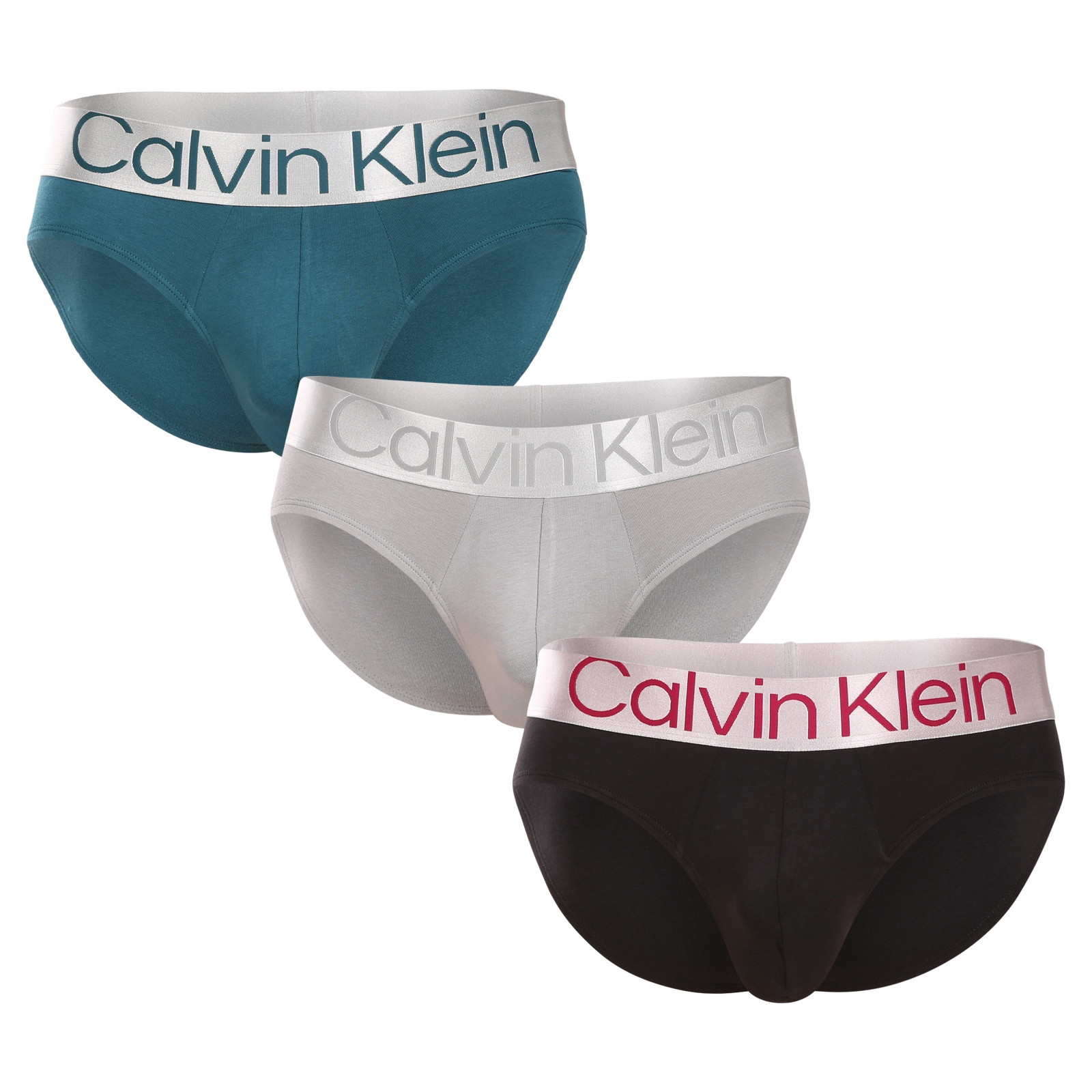 3PACK men's briefs Calvin Klein multicolor