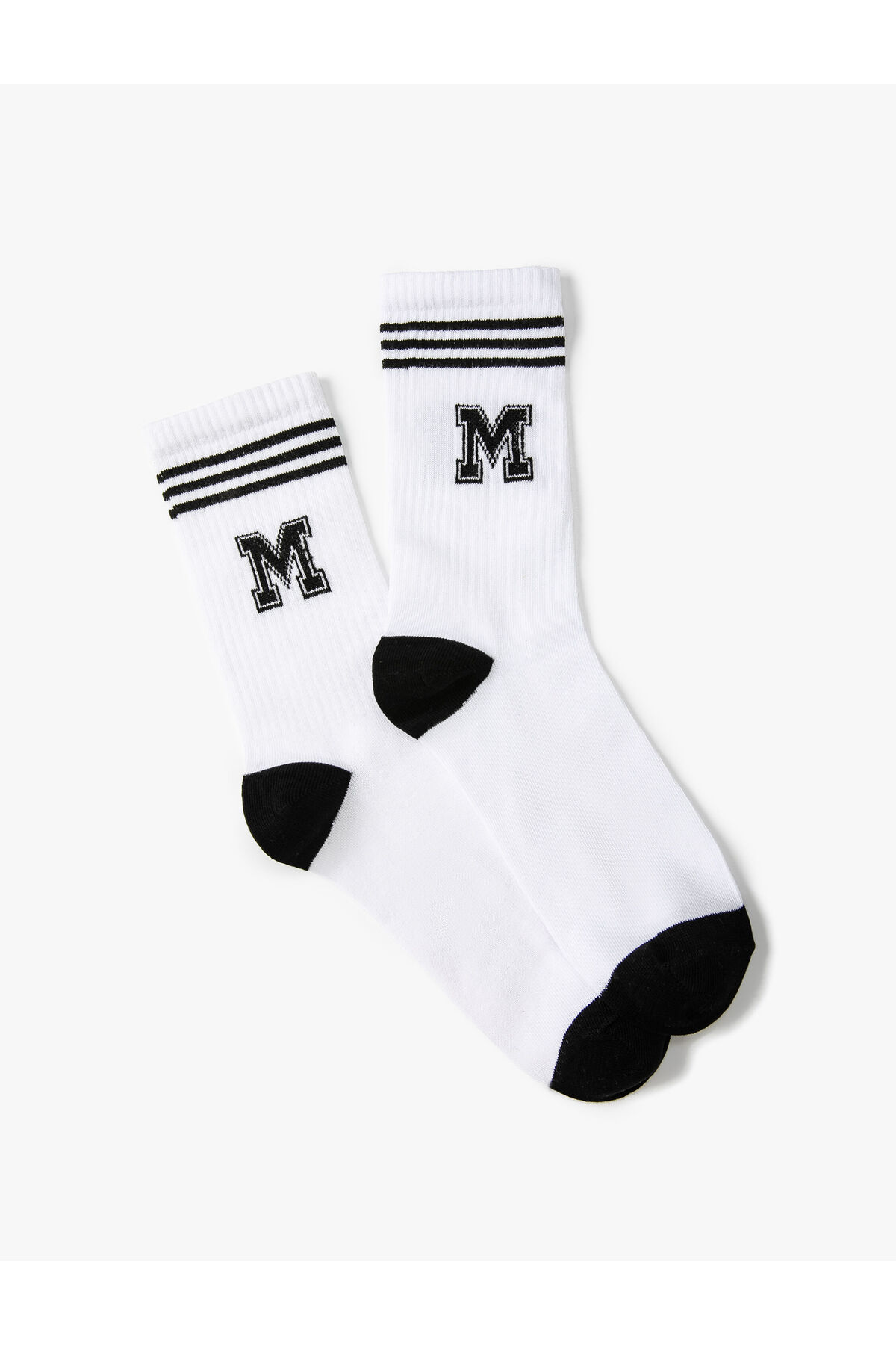 Koton College Socks Socket Letter Pattern