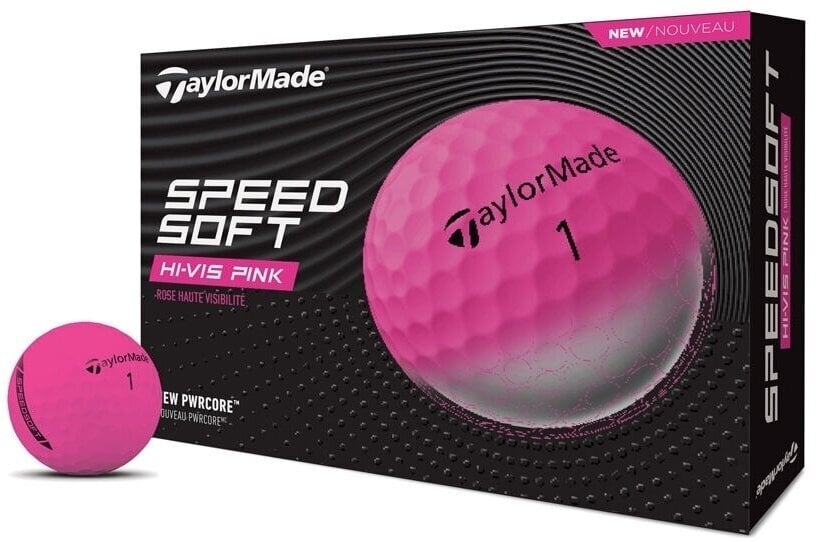TaylorMade Speed Soft Pink Basic Golf Balls