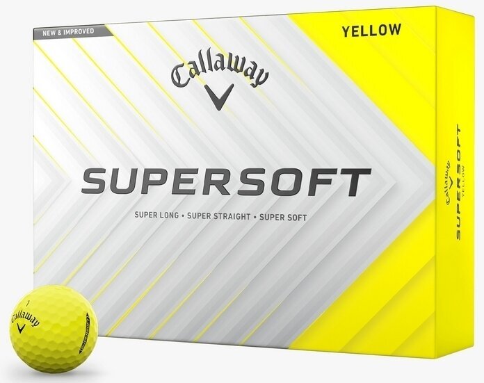 Callaway Supersoft 2025 Yellow Basic Golf Balls