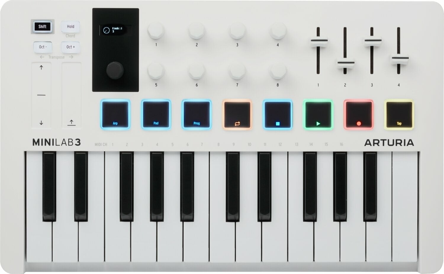 Arturia MiniLab 3 Master Keyboard White
