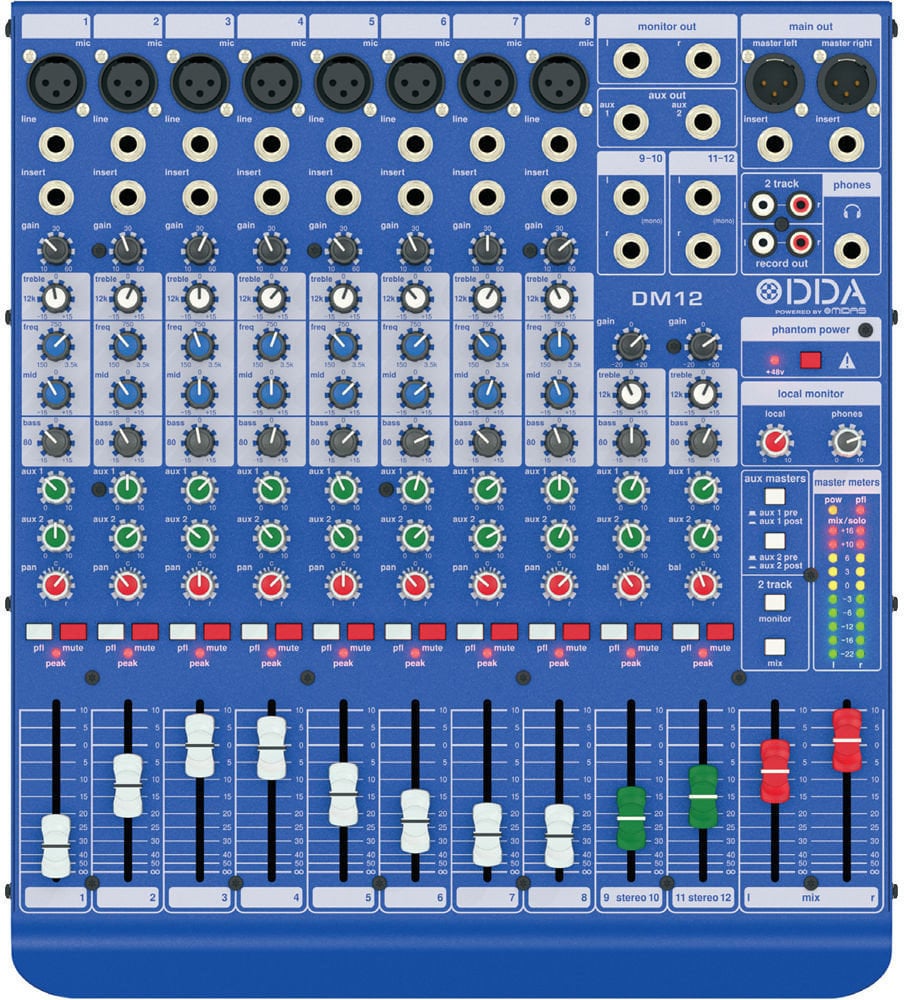 Midas DM12 Mixing Desk
