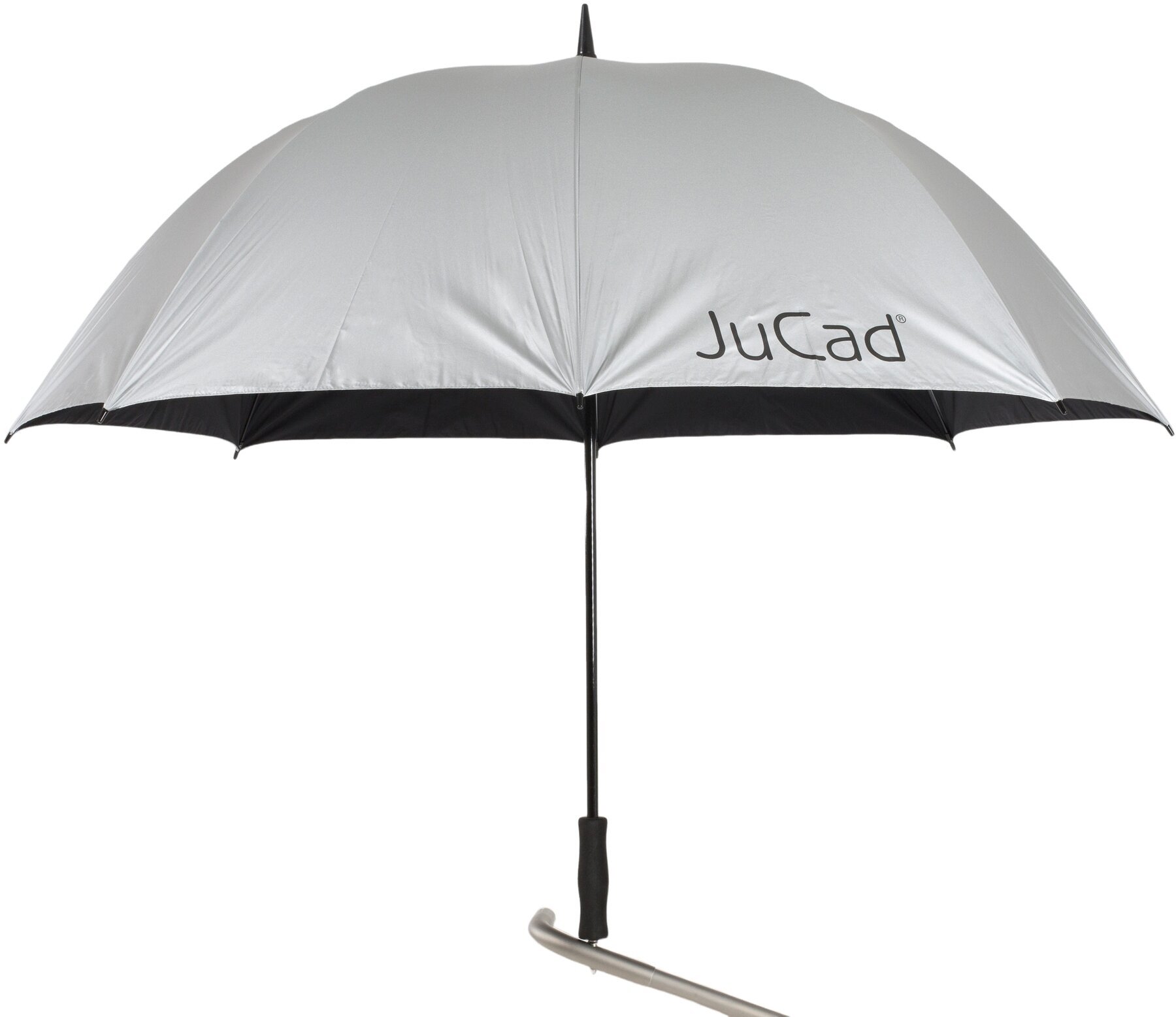 Jucad Telescopic Umbrella Silver