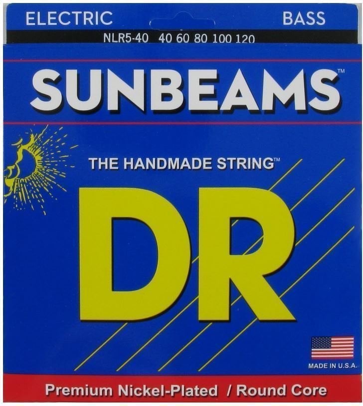 DR Strings NLR5-40 Bass guitar strings