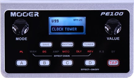 MOOER PE100 Guitar Multi-effect
