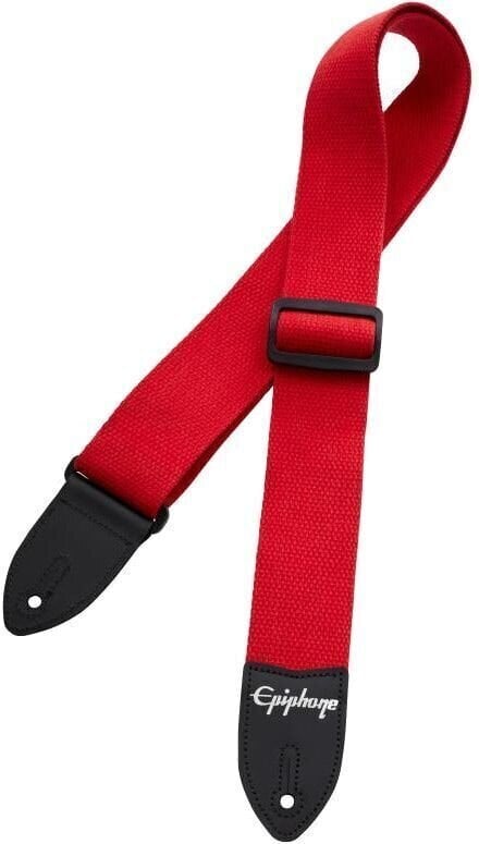 Epiphone AEST-CTRD Textile guitar strap Red
