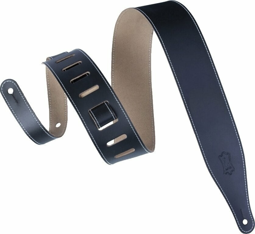 Levy's Top Grain Std Guitar strap Black