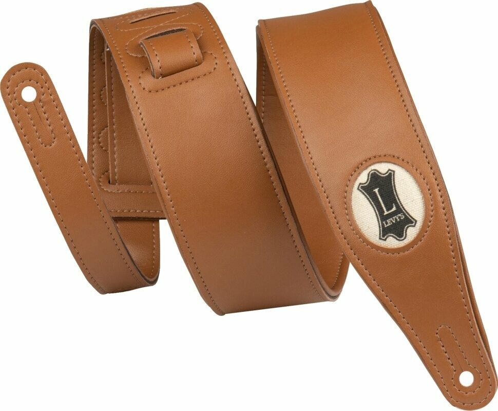 Levy's Vegan Leather Guitar strap Tan
