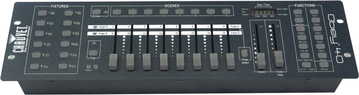 Chauvet Obey 40 Lighting Controller, Interface