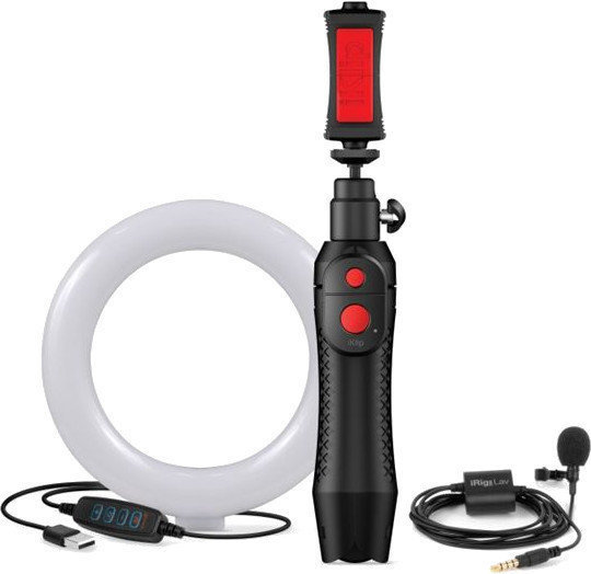 IK Multimedia iRig Mic Video Creator Bundle Microphone for Smartphone