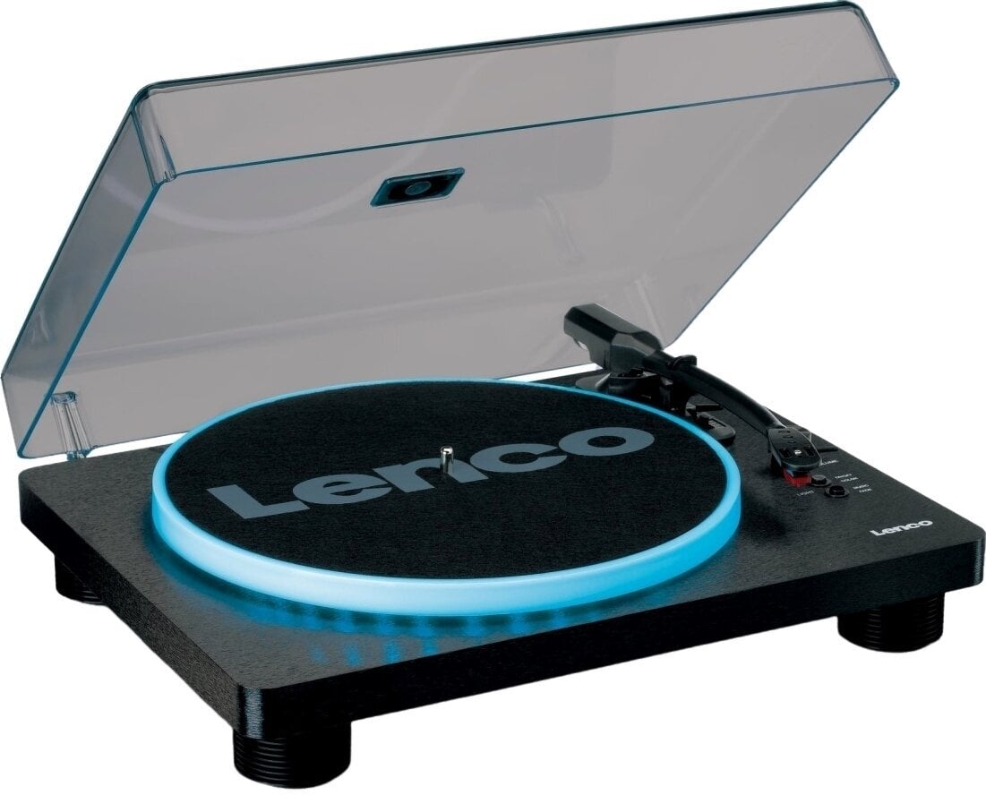 Lenco LS-50LEDBK Black Turntable