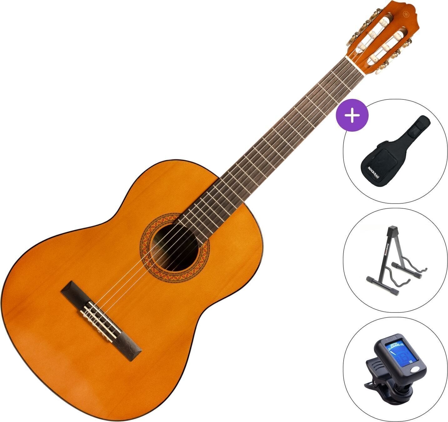 Yamaha C40 III SET 2 4/4 Natural Classical guitar
