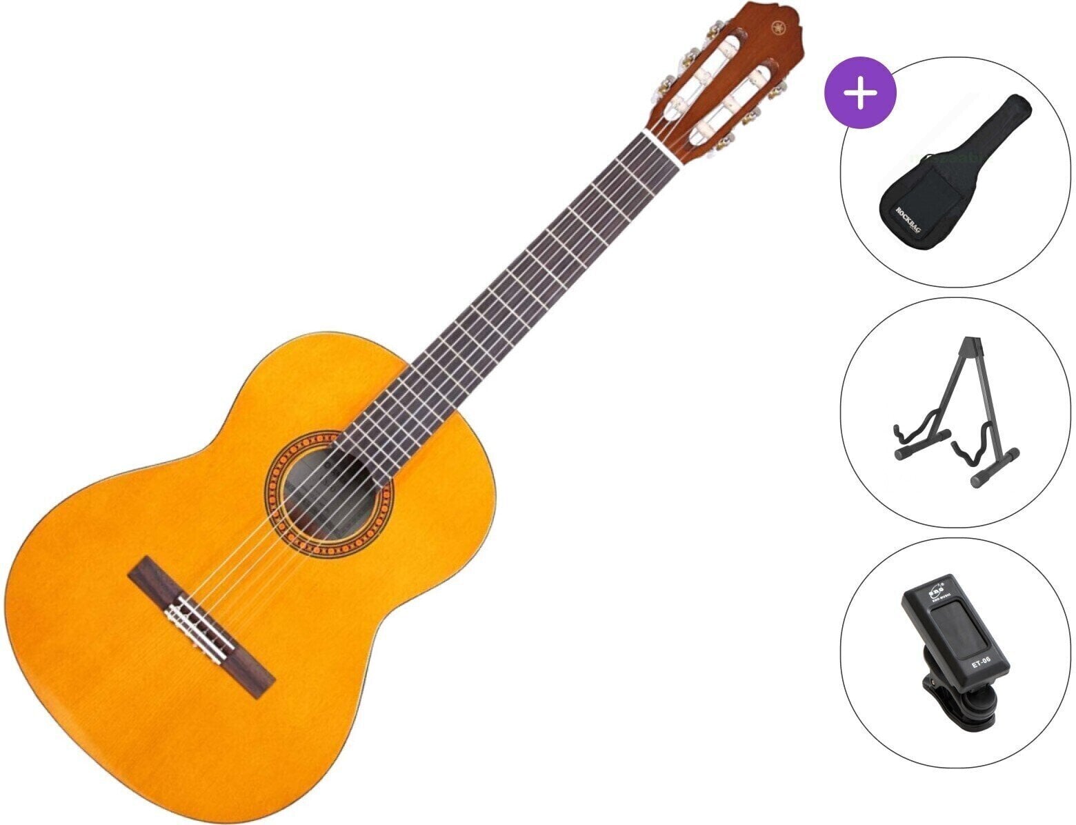 Yamaha CS40 II SET 2 Natural Classical guitar