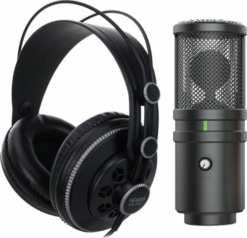 Superlux E205UMKII Black SET 2 USB Microphone