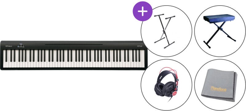 Roland FP-10 SET 2 Digital Stage Piano Black