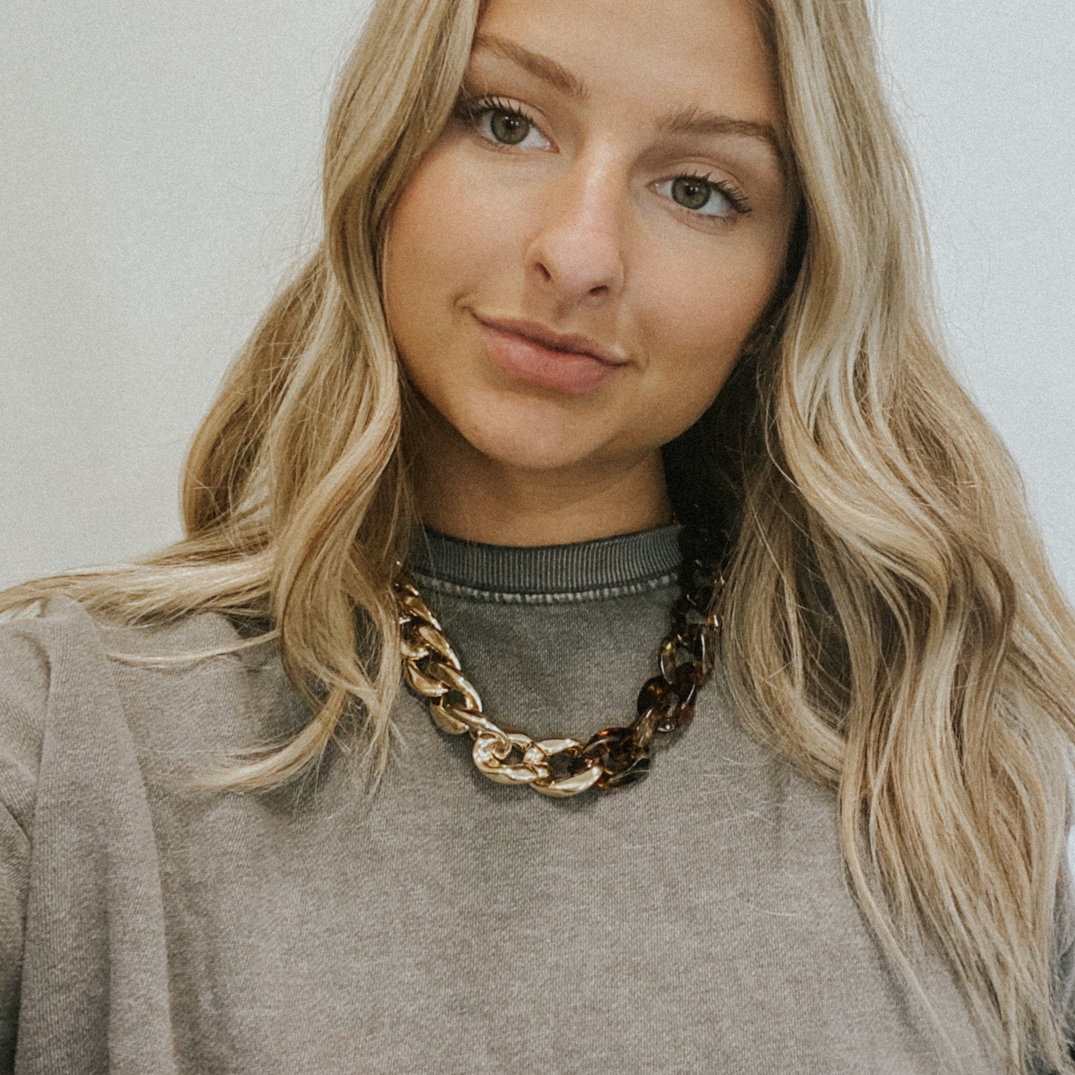 Renee Link Necklace Tortoise