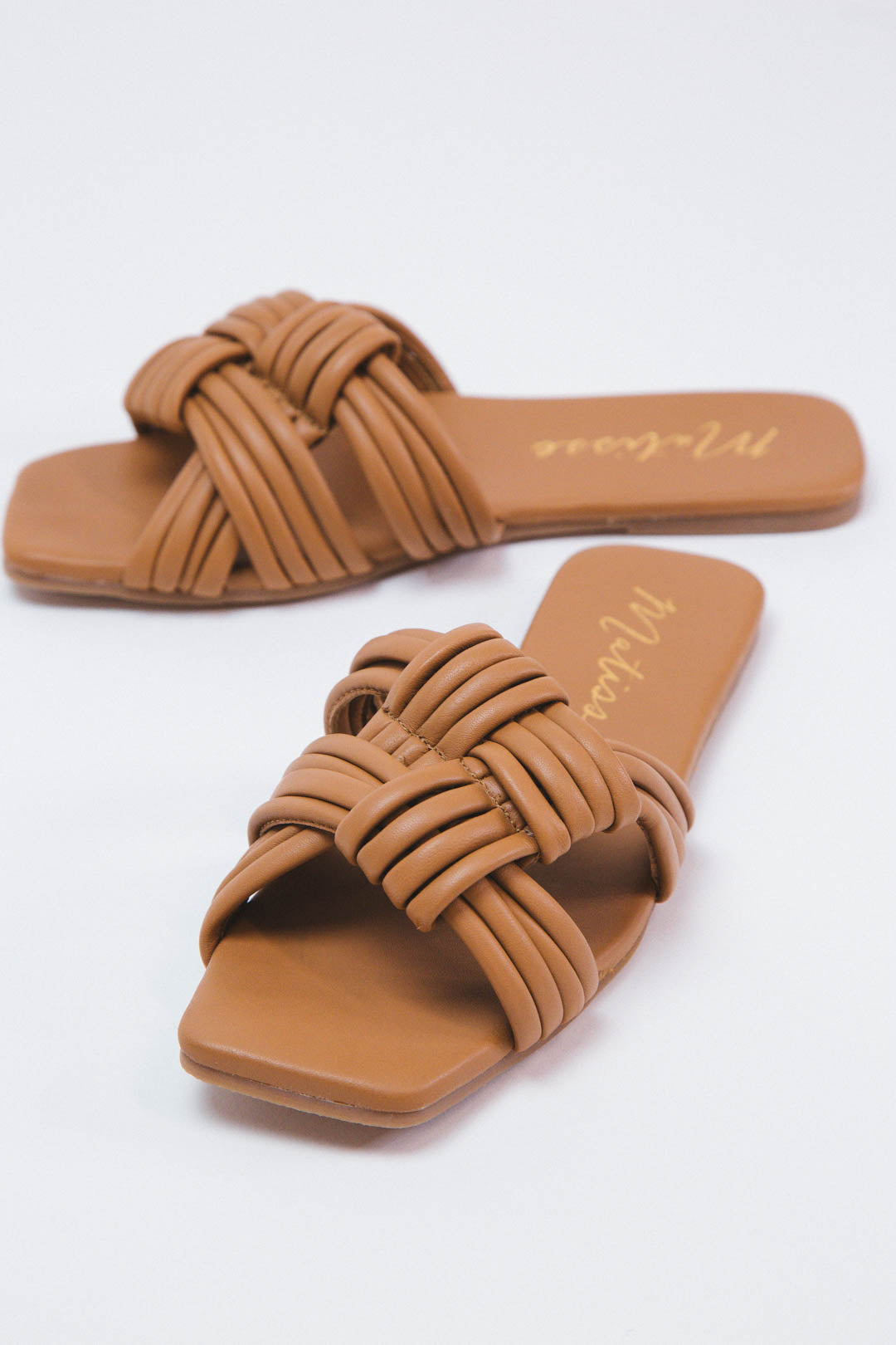 Samson Strappy Slide Sandal Tan | Matisse