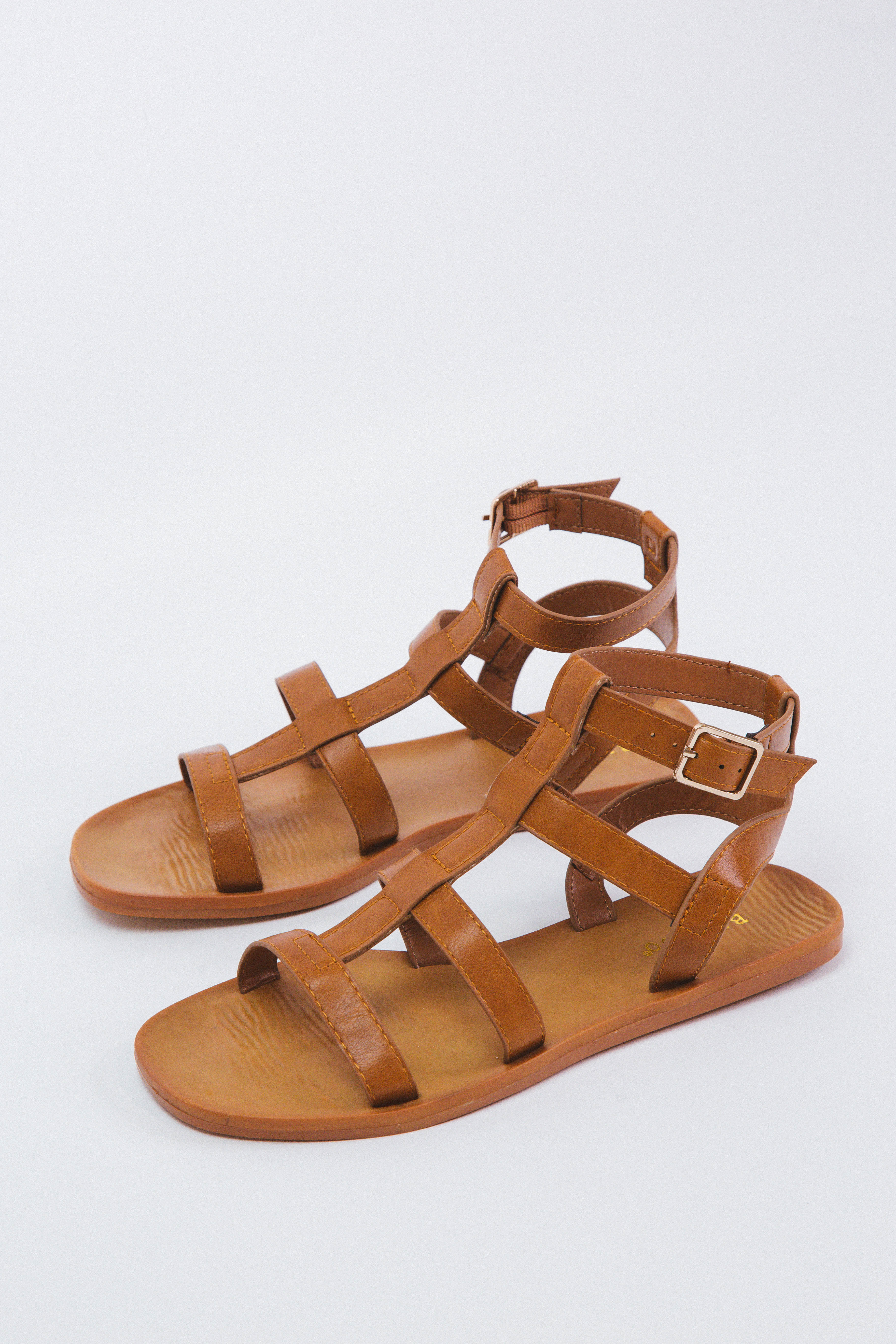 Starbathe Gladiator Sandal Tan Burnish