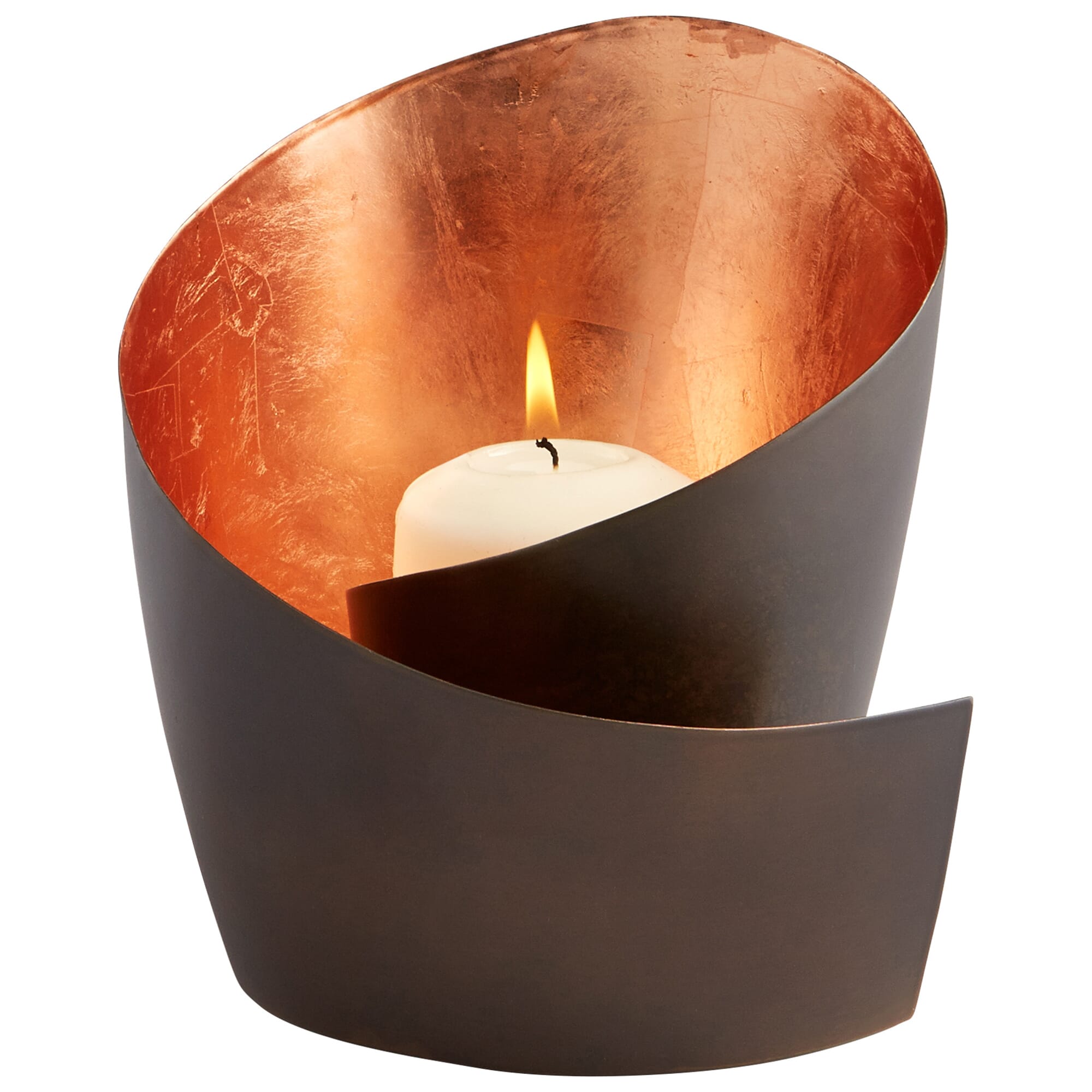 Mars Candleholder in Copper