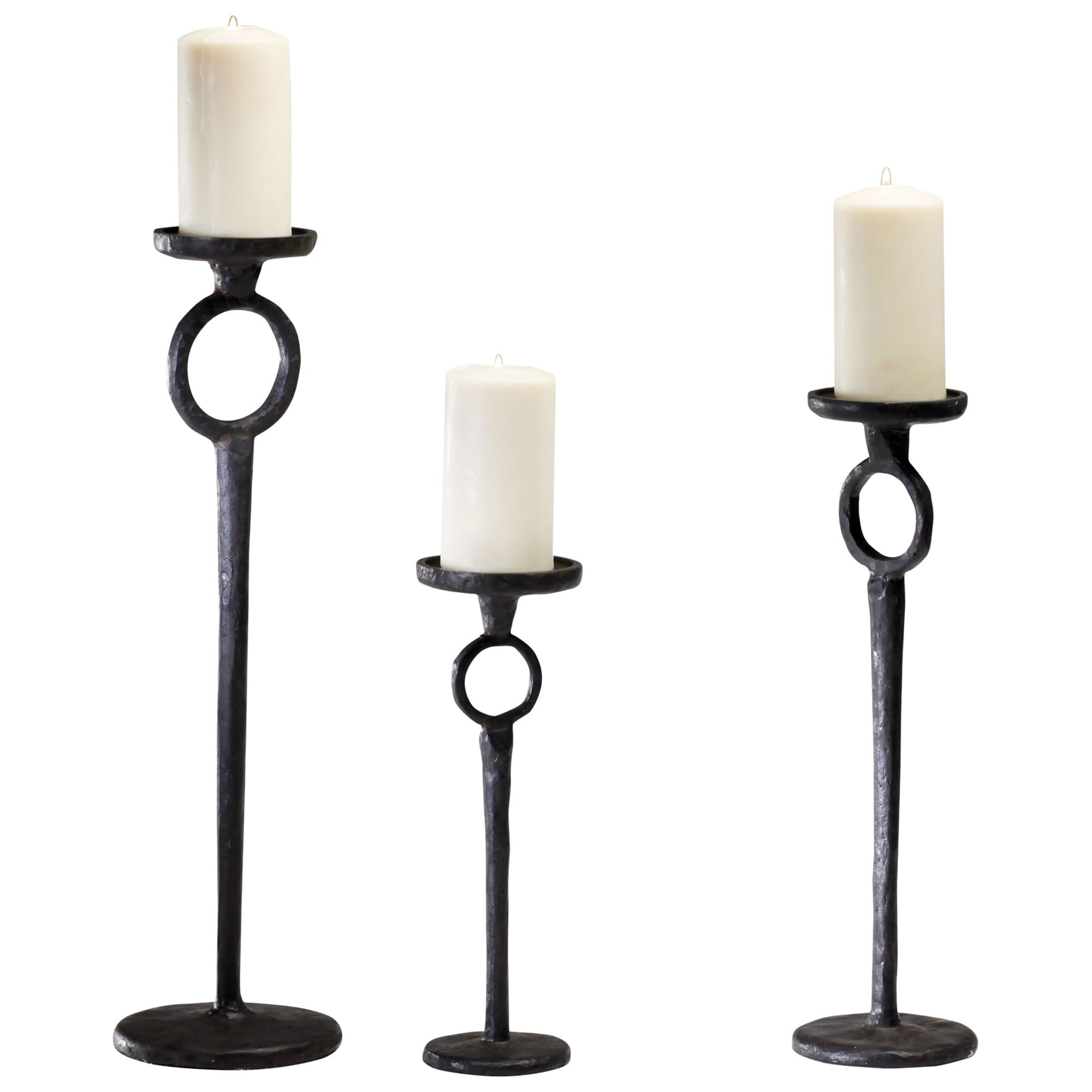 Small Duke Candleholder in Rust