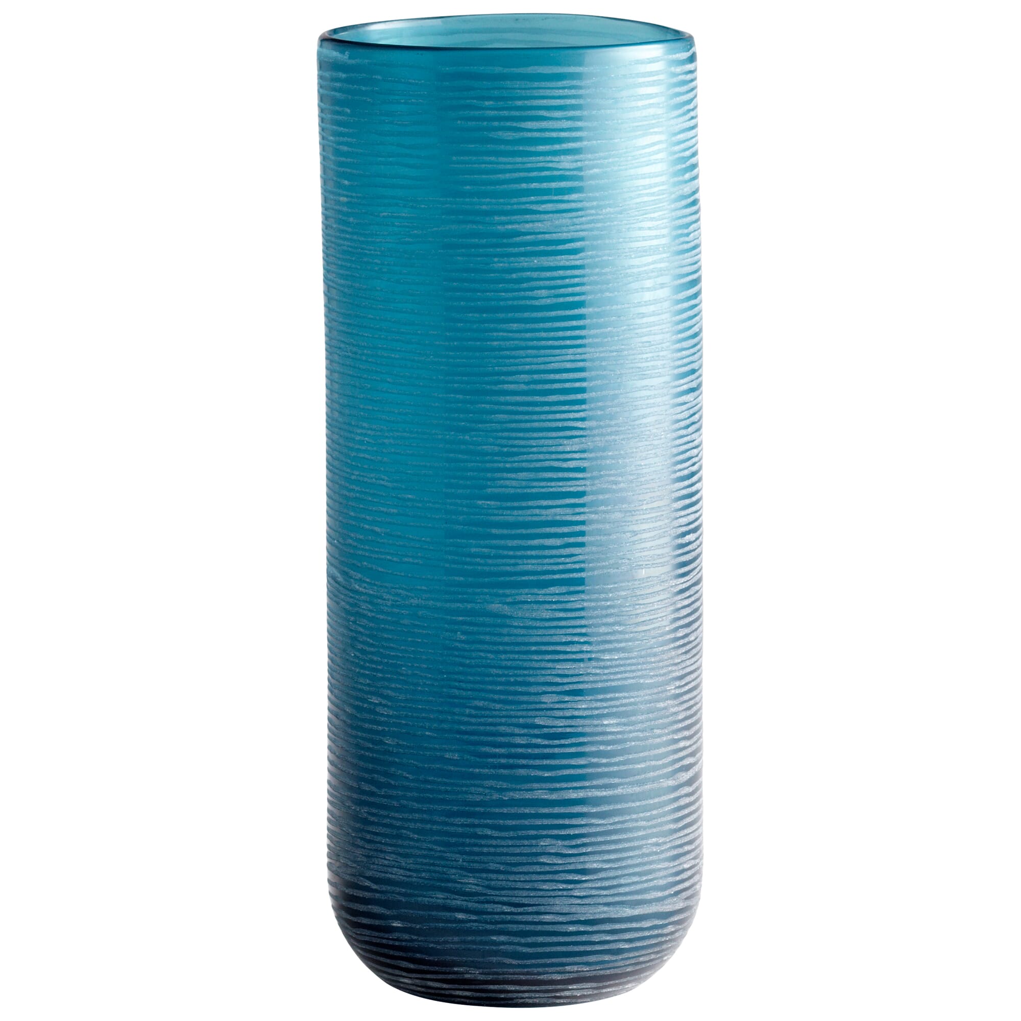 Large Libra Vase in Aqua
