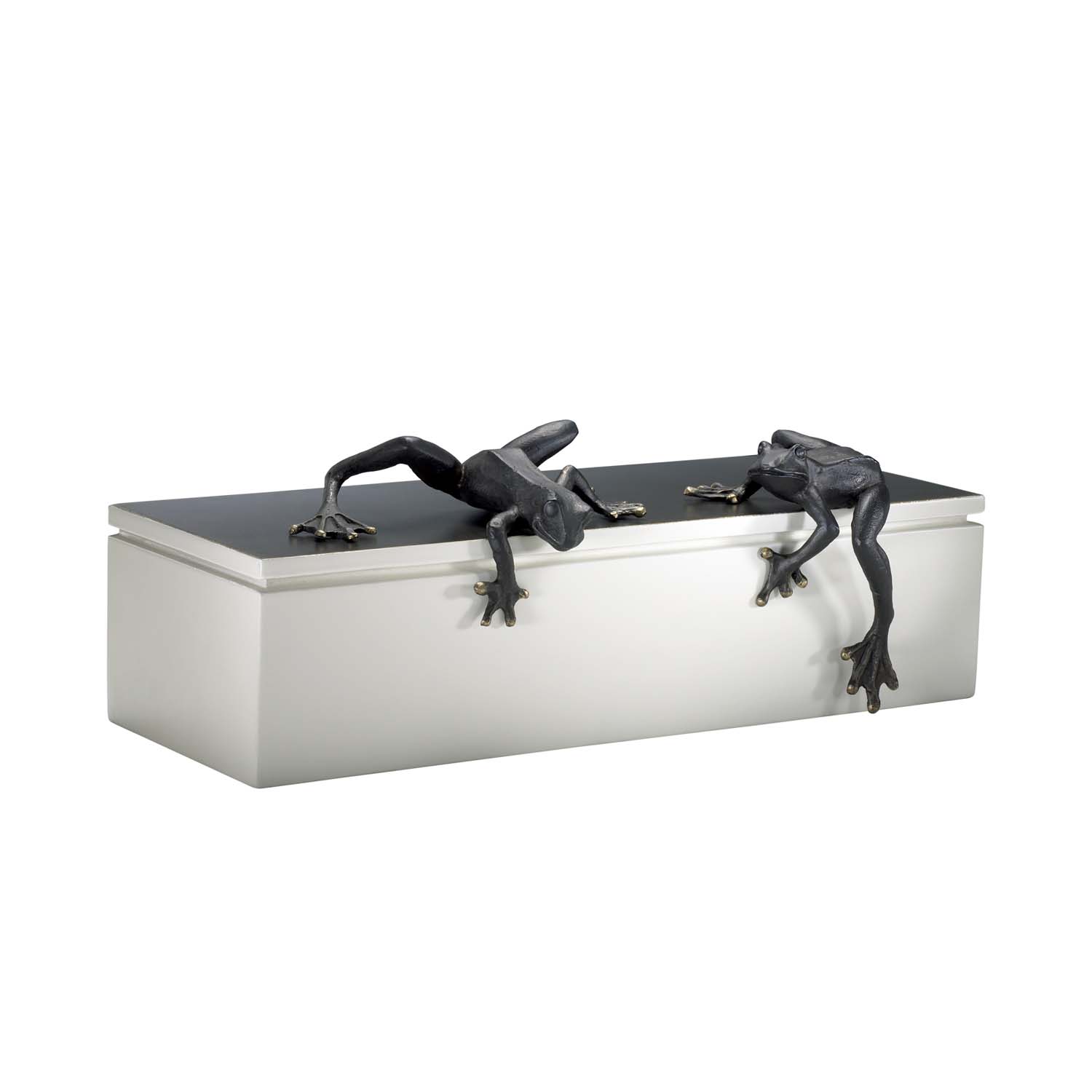 2Pc Iron Frogs in Old World