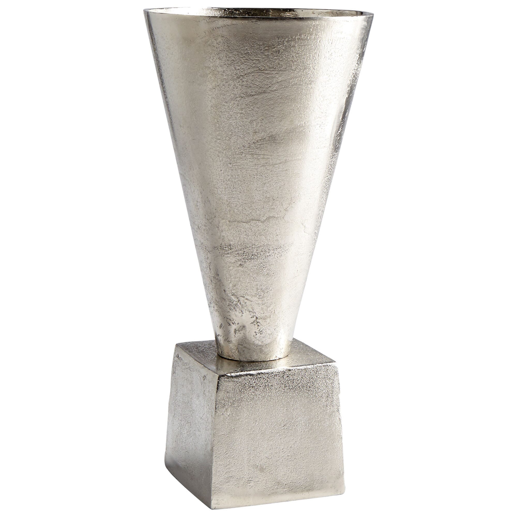 Mega Vase in Raw Nickel