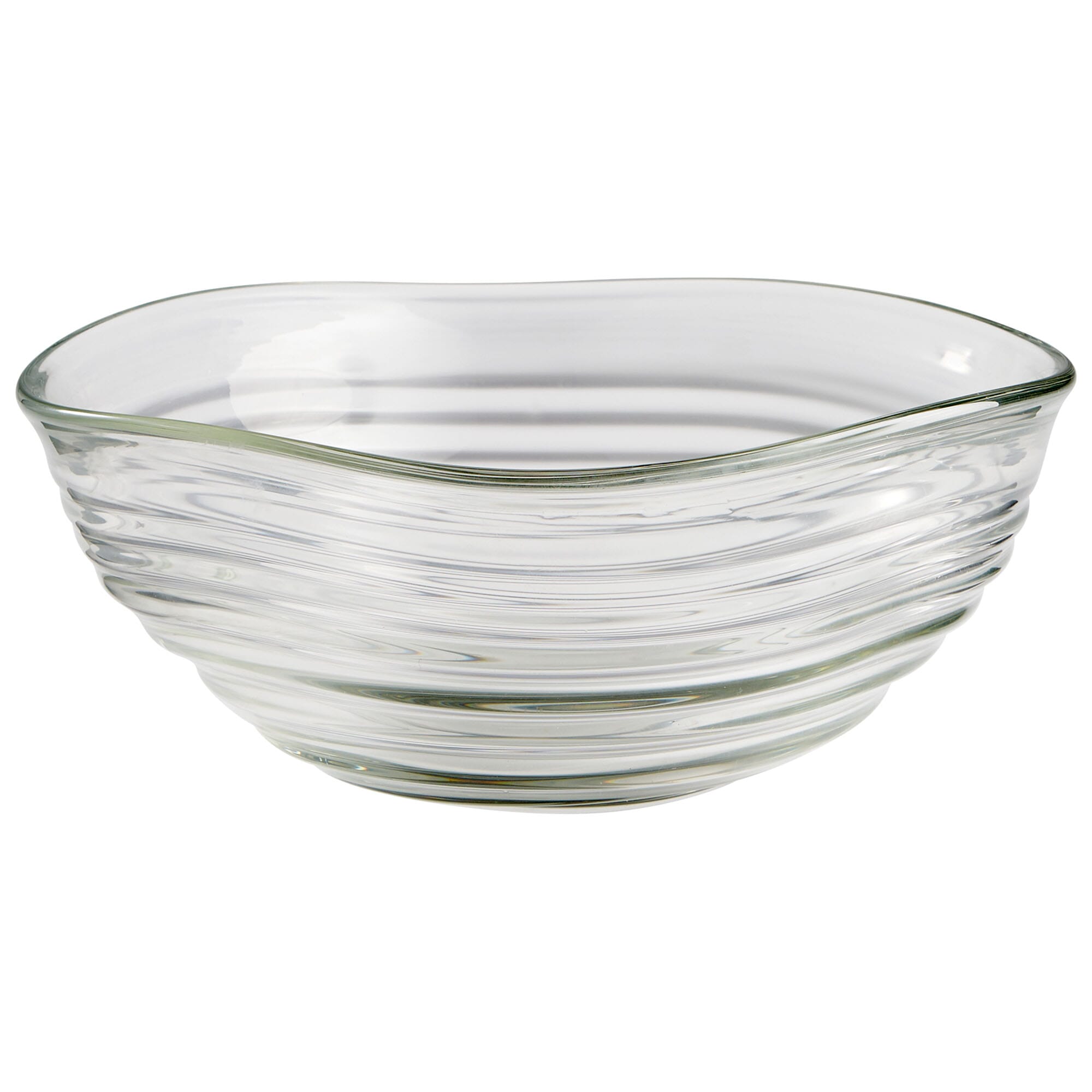 Small Wavelet Bowl in Clear