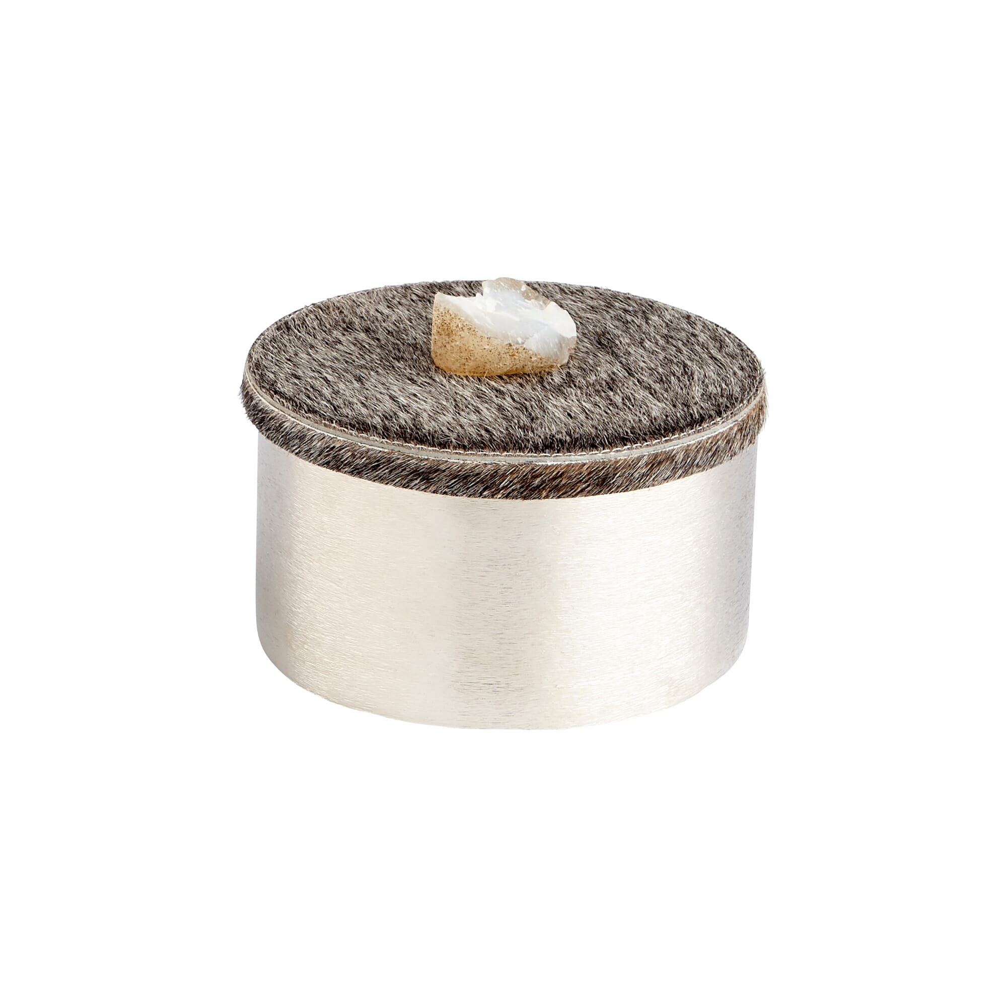 Small Windsor Container in Nickel