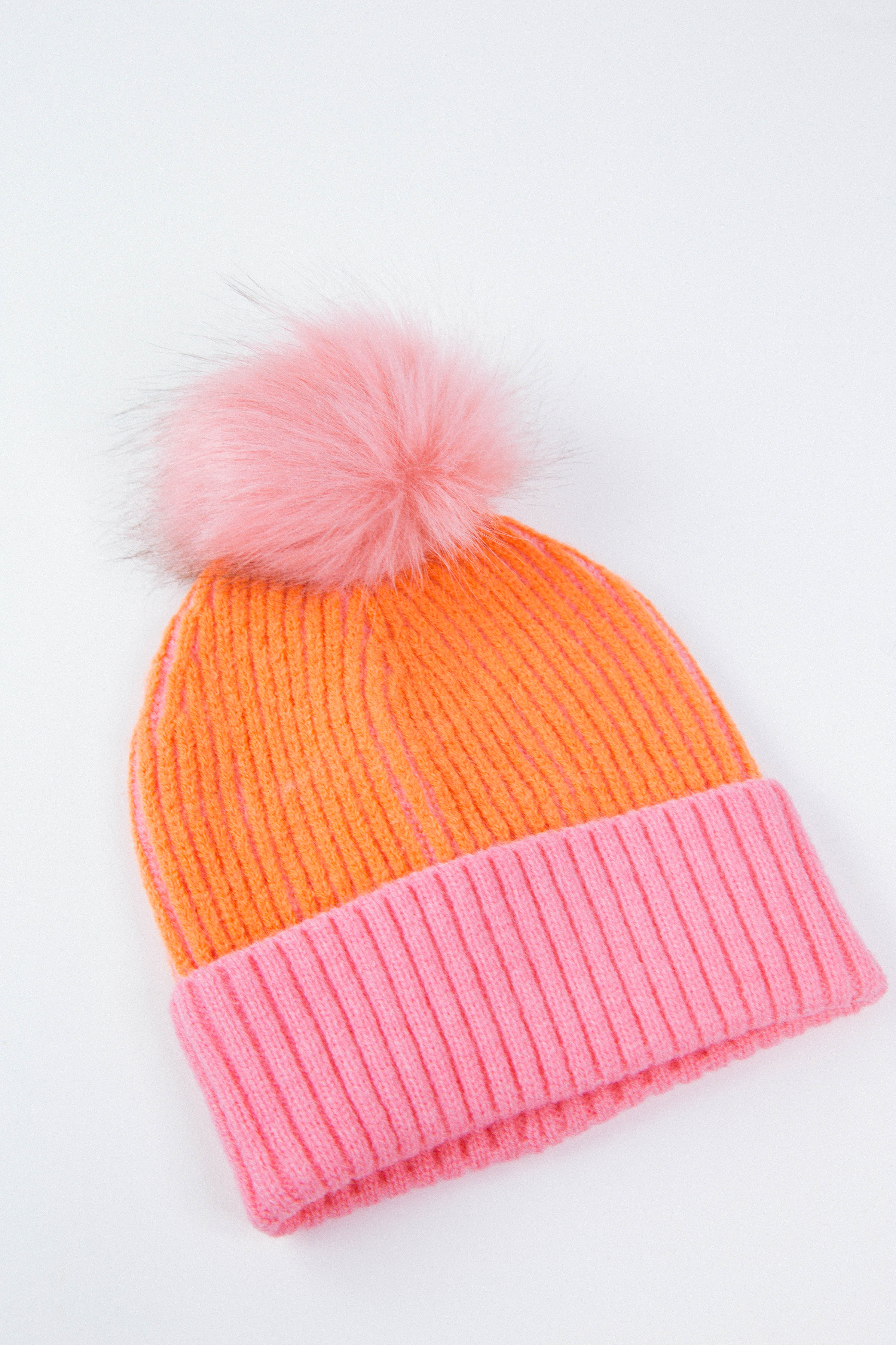 Joy Winter Knit Hat Orange