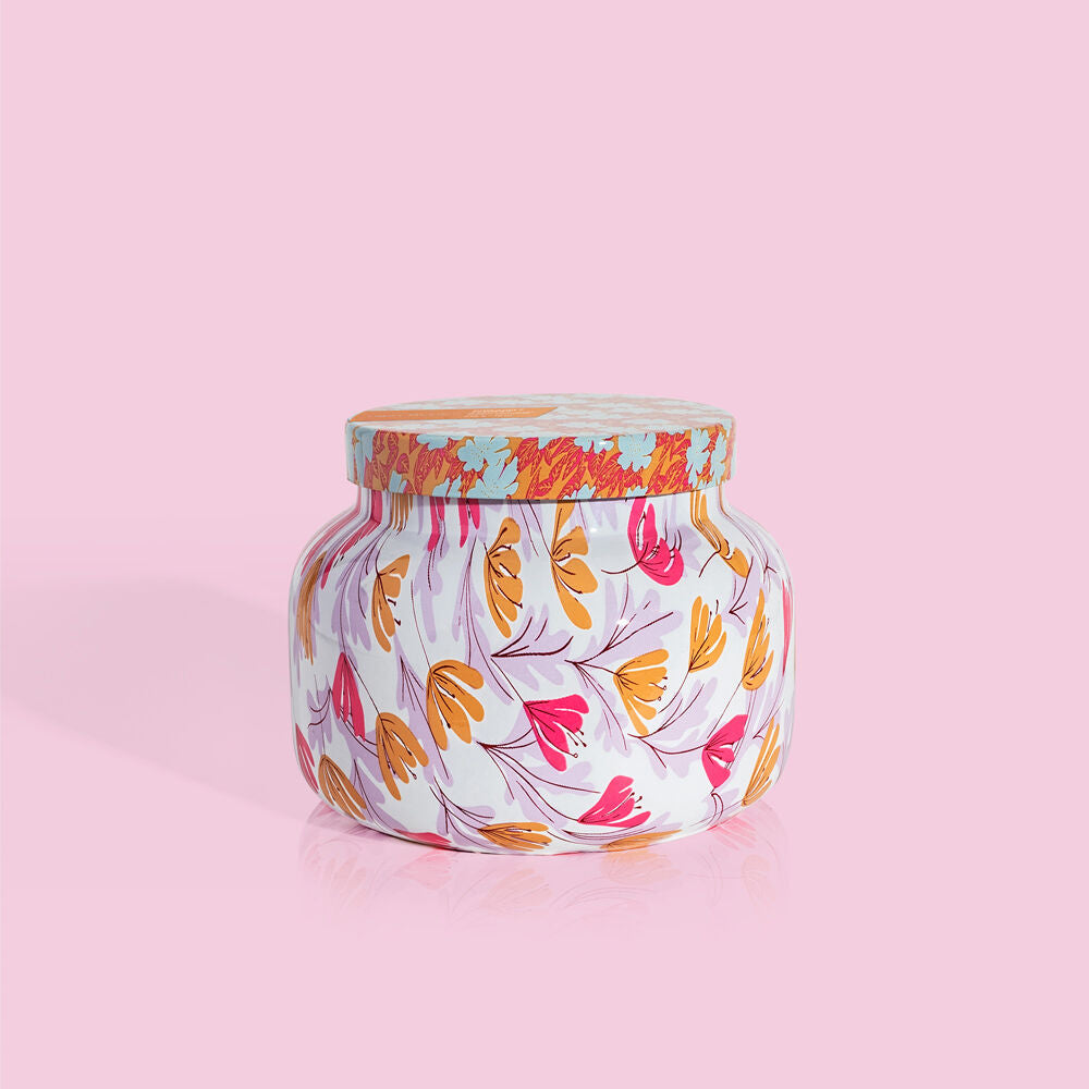 19oz Pattern Play Candle Tin Pineapple Flower | Capri Blue