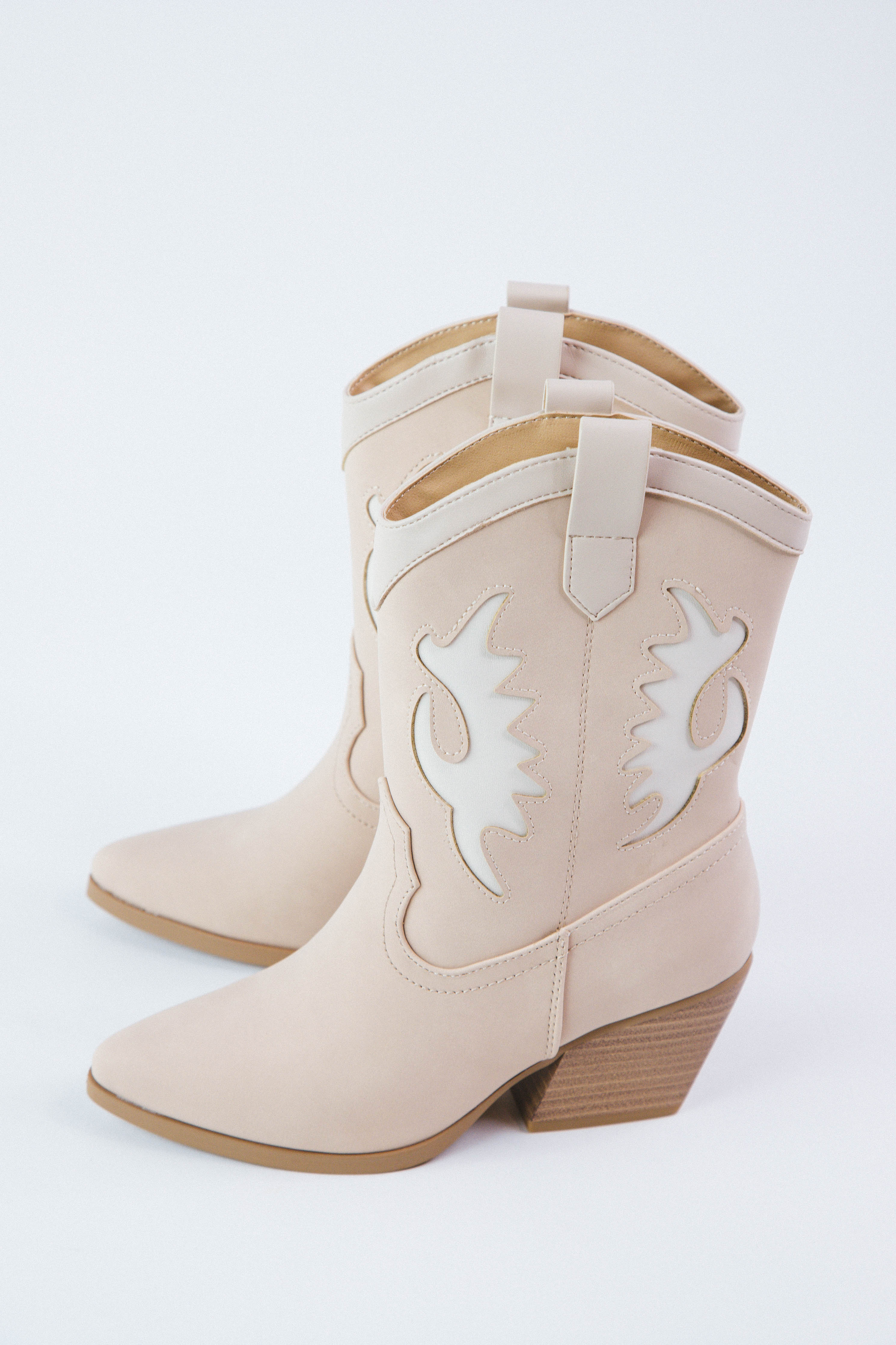 Giga Tonal Short Western Boot Light Blonde Multi