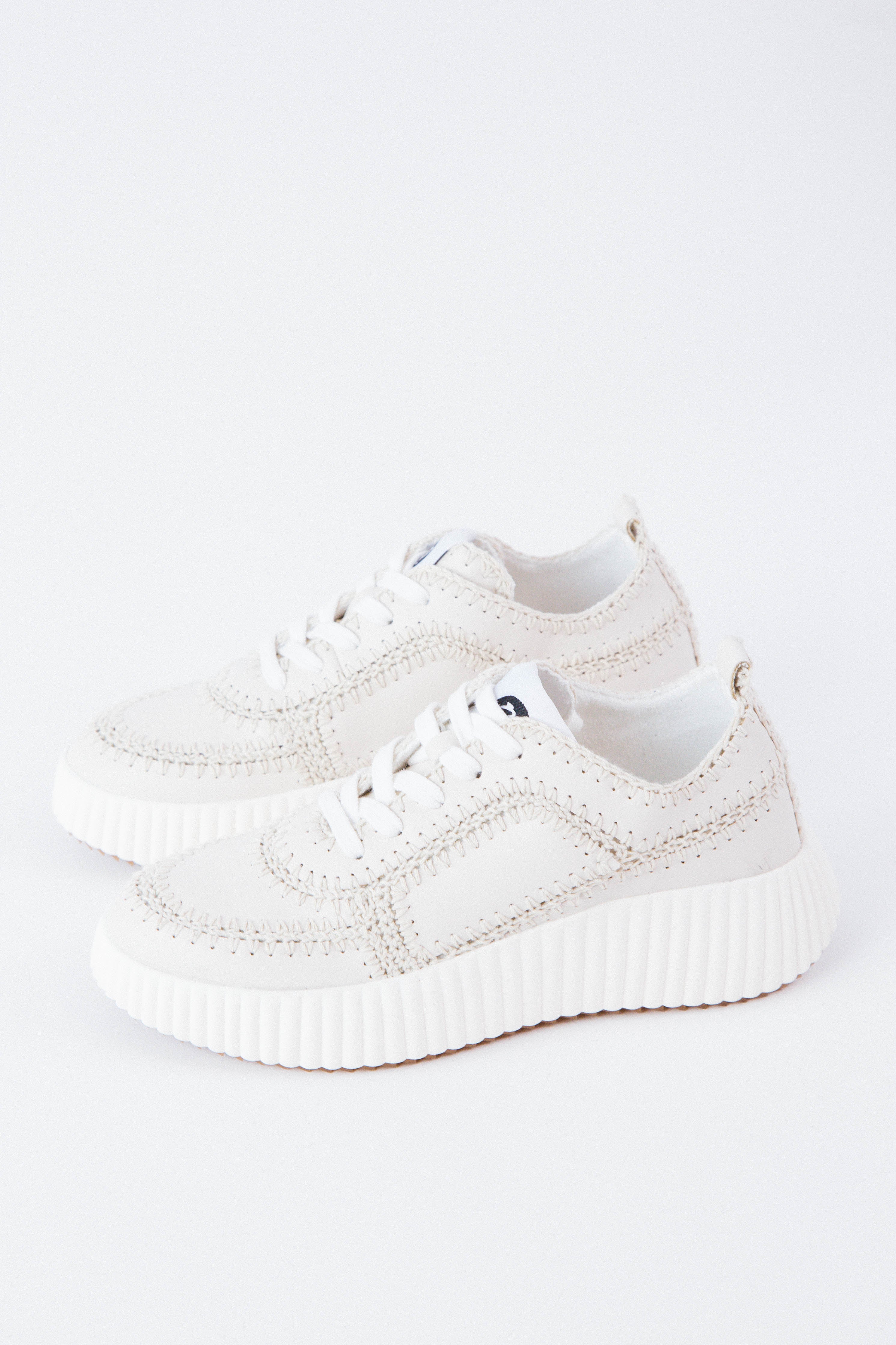 Nelson Patchwork Platform Sneaker Natural | Coconuts by Matisse