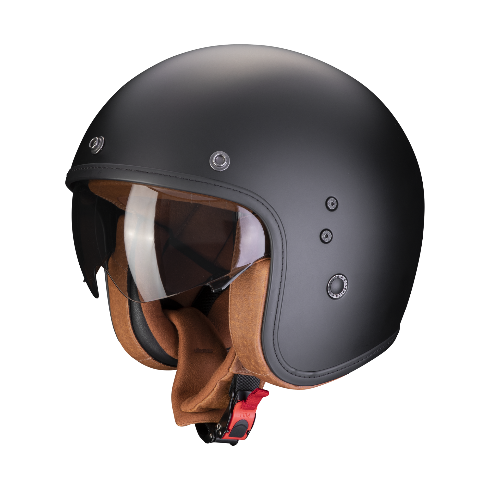 Scorpion Belfast Evo Luxe Matt Black Jet Helmet Size L