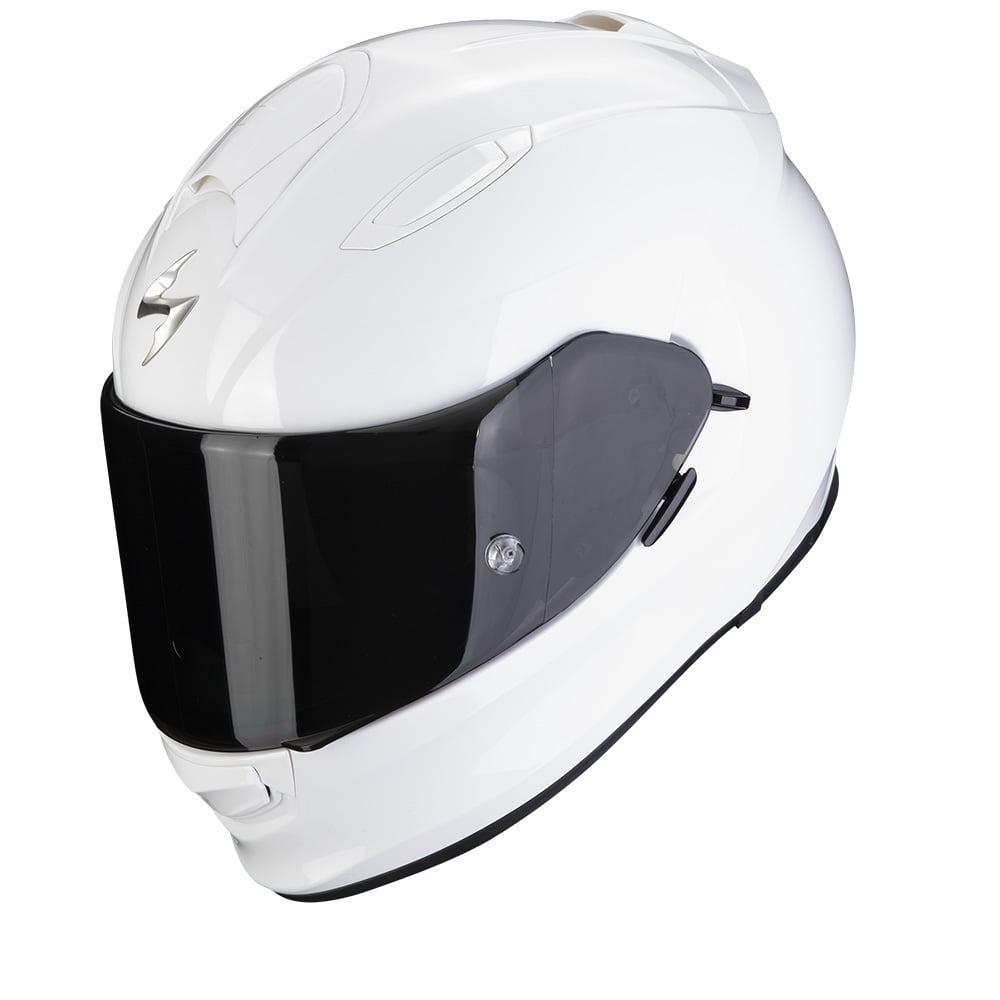 Scorpion EXO-491 Solid White Full Face Helmet Size XS