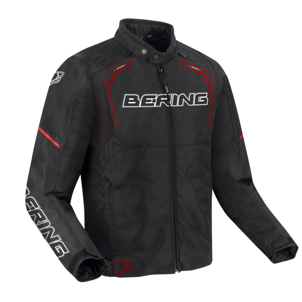 Bering Sweek Jacket Black White Red Size L