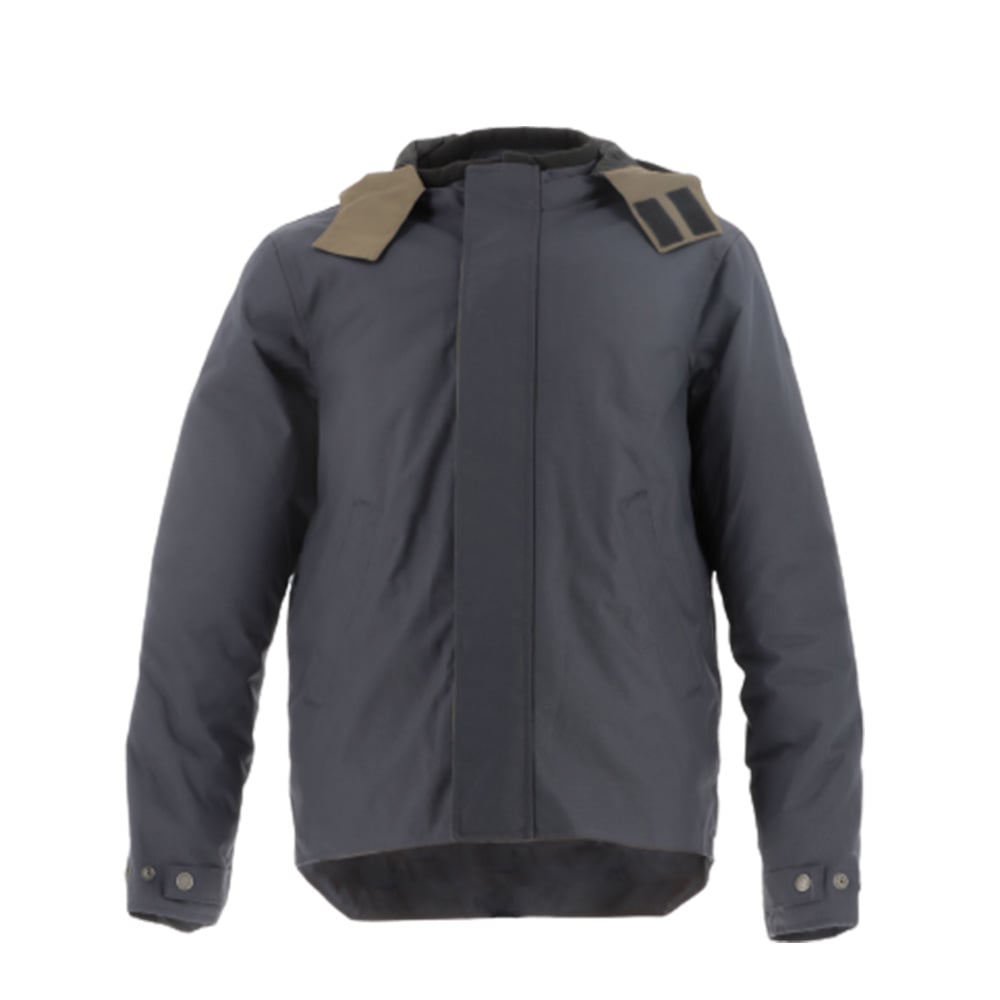Helstons Flame Fabrics Jacket Blue Khaki Size L